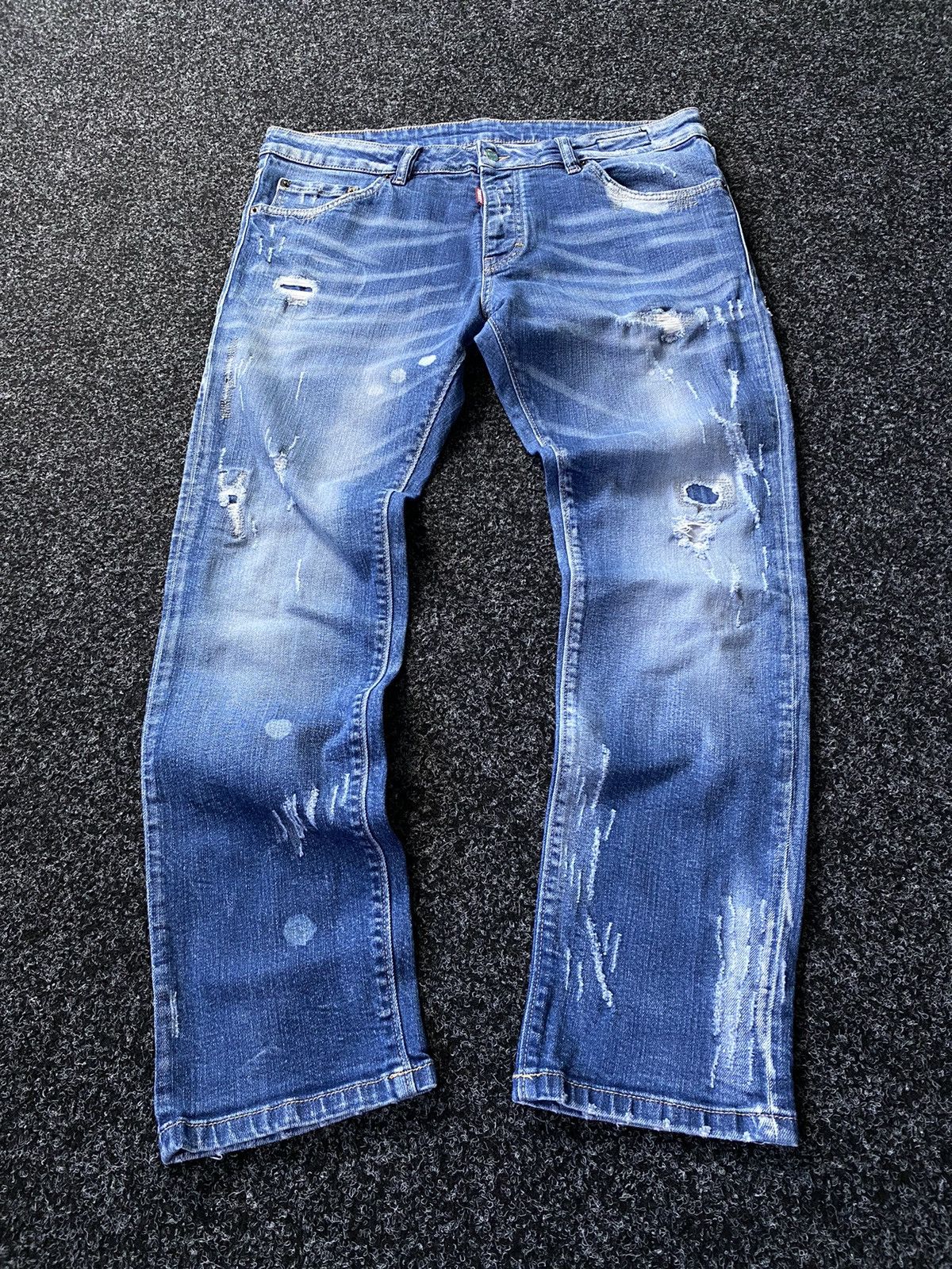 Dsquared2 Dsquared2 Distressed Denim pants Jeans Made In Italy 🇮🇹 Size US 37 - 1 Thumbnail