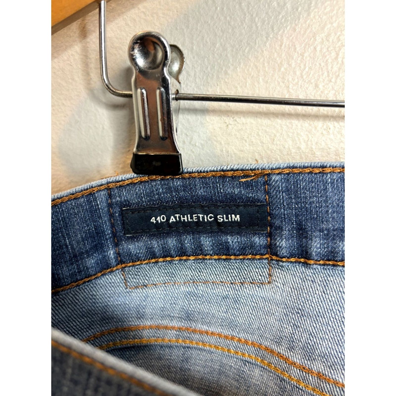 Lucky Brand Lucky Brand 410 Jeans Slim Straight Men's 31x30 Denim Blue 5-Pocket Regular Fit Comfort Stretch Slimming Vintage: No Size US 31 - 4 Thumbnail