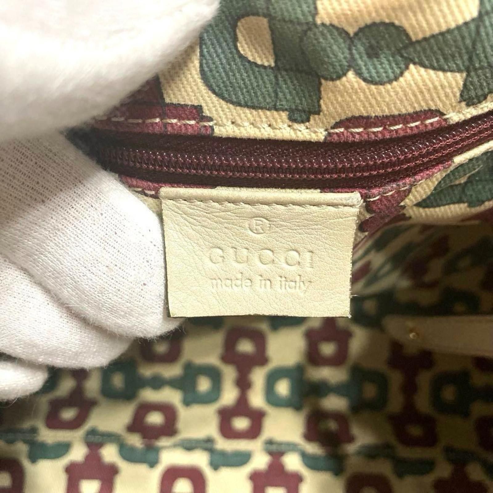 Gucci Gucci - Beige Monogram GG Canvas Tote Bag Size ONE SIZE - 2 Thumbnail