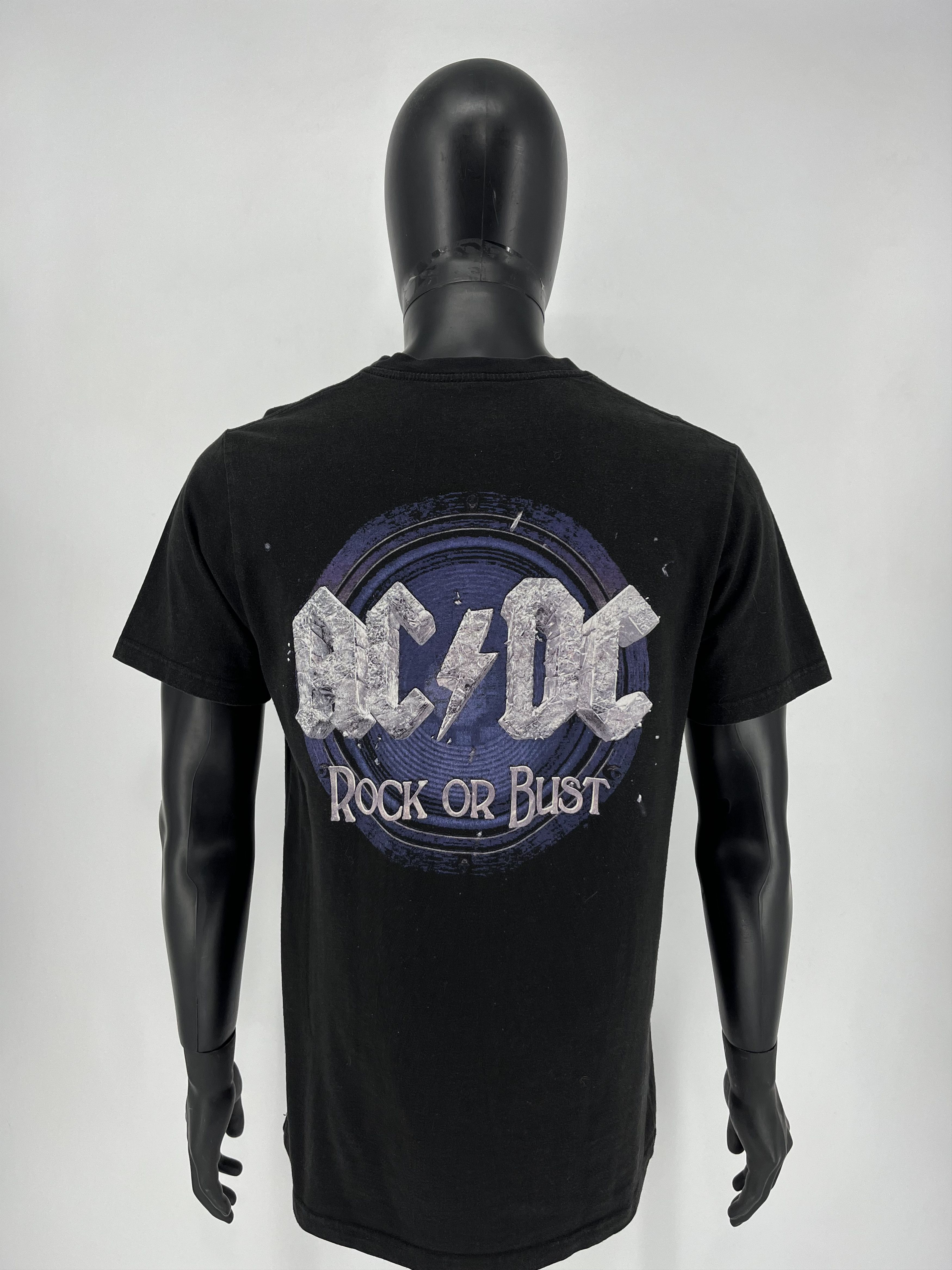 Band Tees Vintage Y2K AC/DC Band Rock Tour Tee Streetwear Style Size US M / EU 48-50 / 2 - 8 Thumbnail