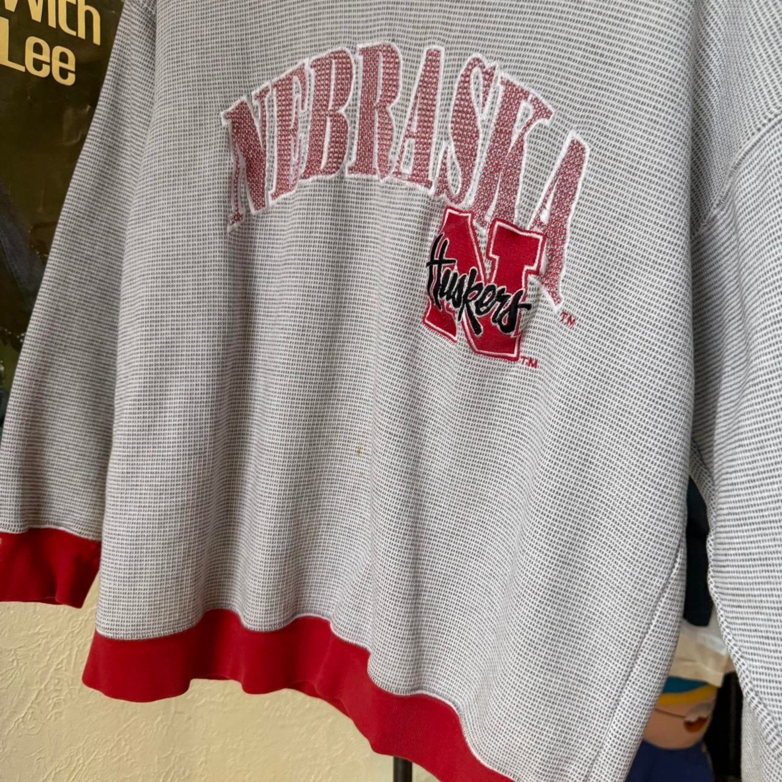Starter × Vintage Vintage 90s Nebraska Huskers Starter Embroidered Crewneck Size US M / EU 48-50 / 2 - 4 Thumbnail