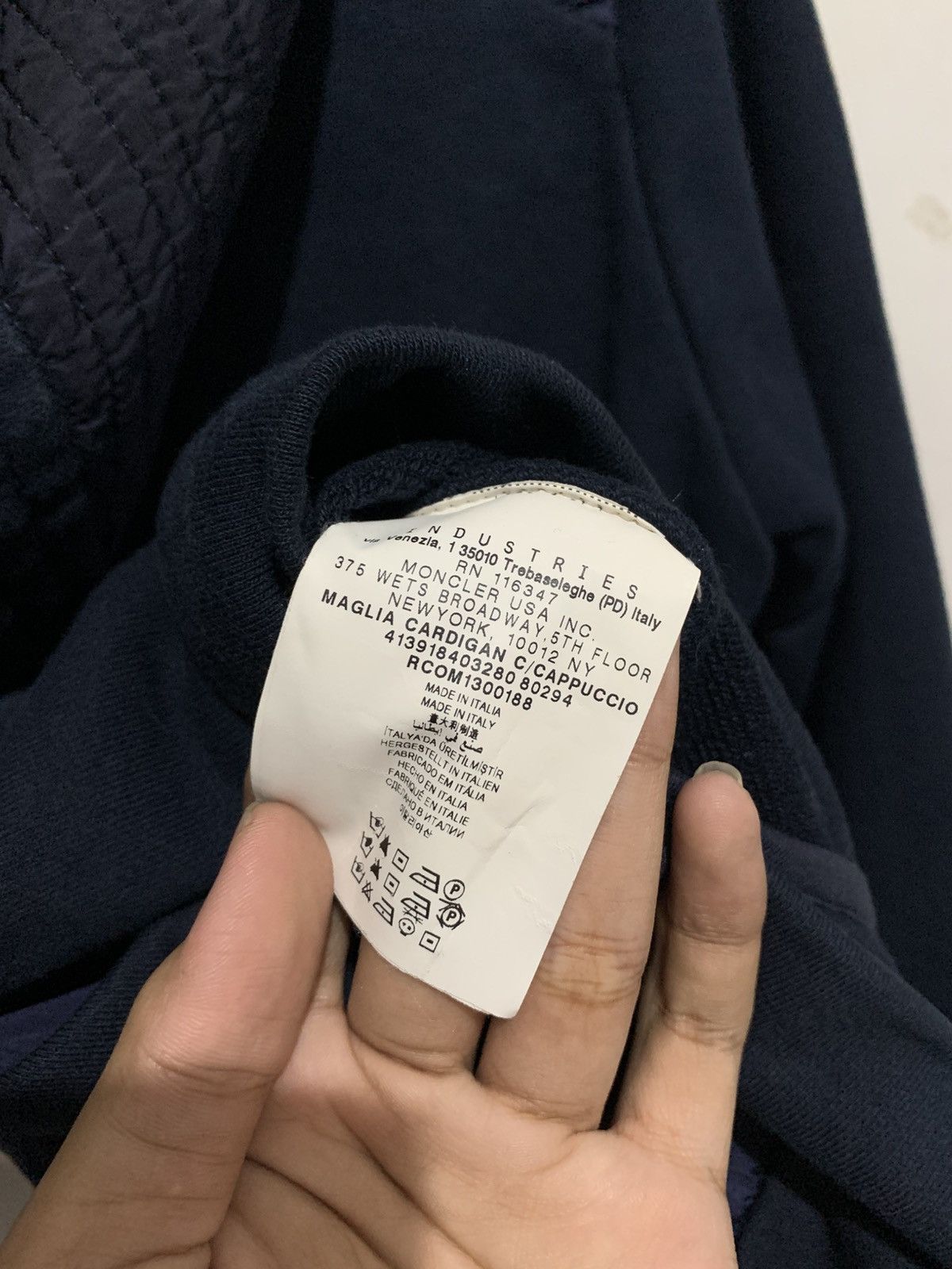 Moncler Jacket Hoodie Moncler Gamme Bleu Vintage Second Original M Size US M / EU 48-50 / 2 - 8 Thumbnail