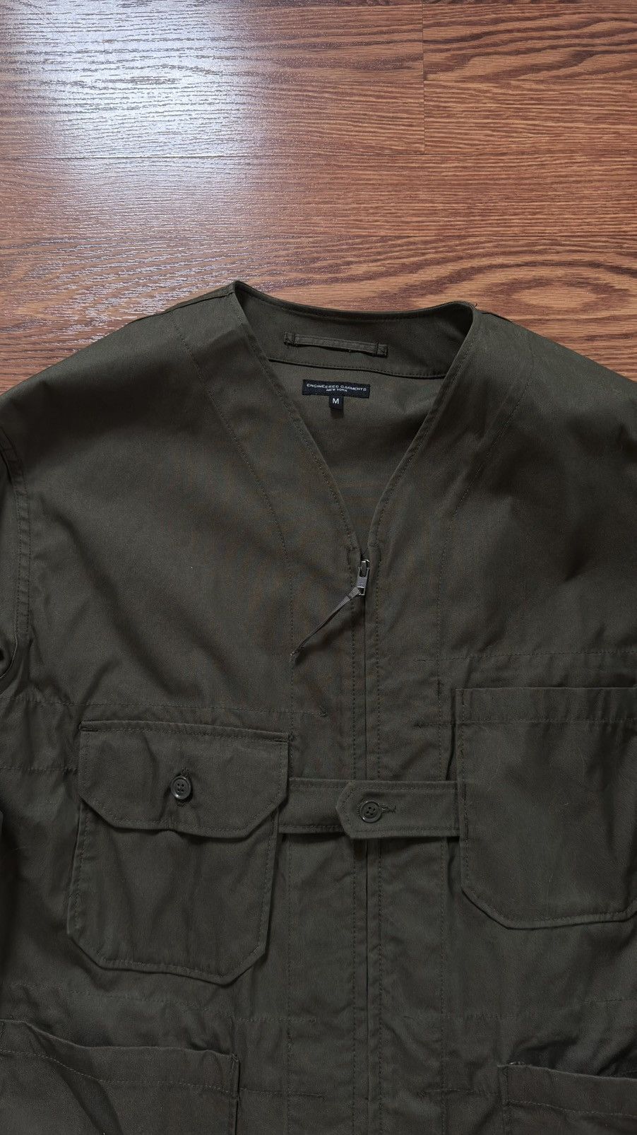 Engineered Garments Engineered Garments Olive Cardigan Jacket Size US M / EU 48-50 / 2 - 2 Thumbnail