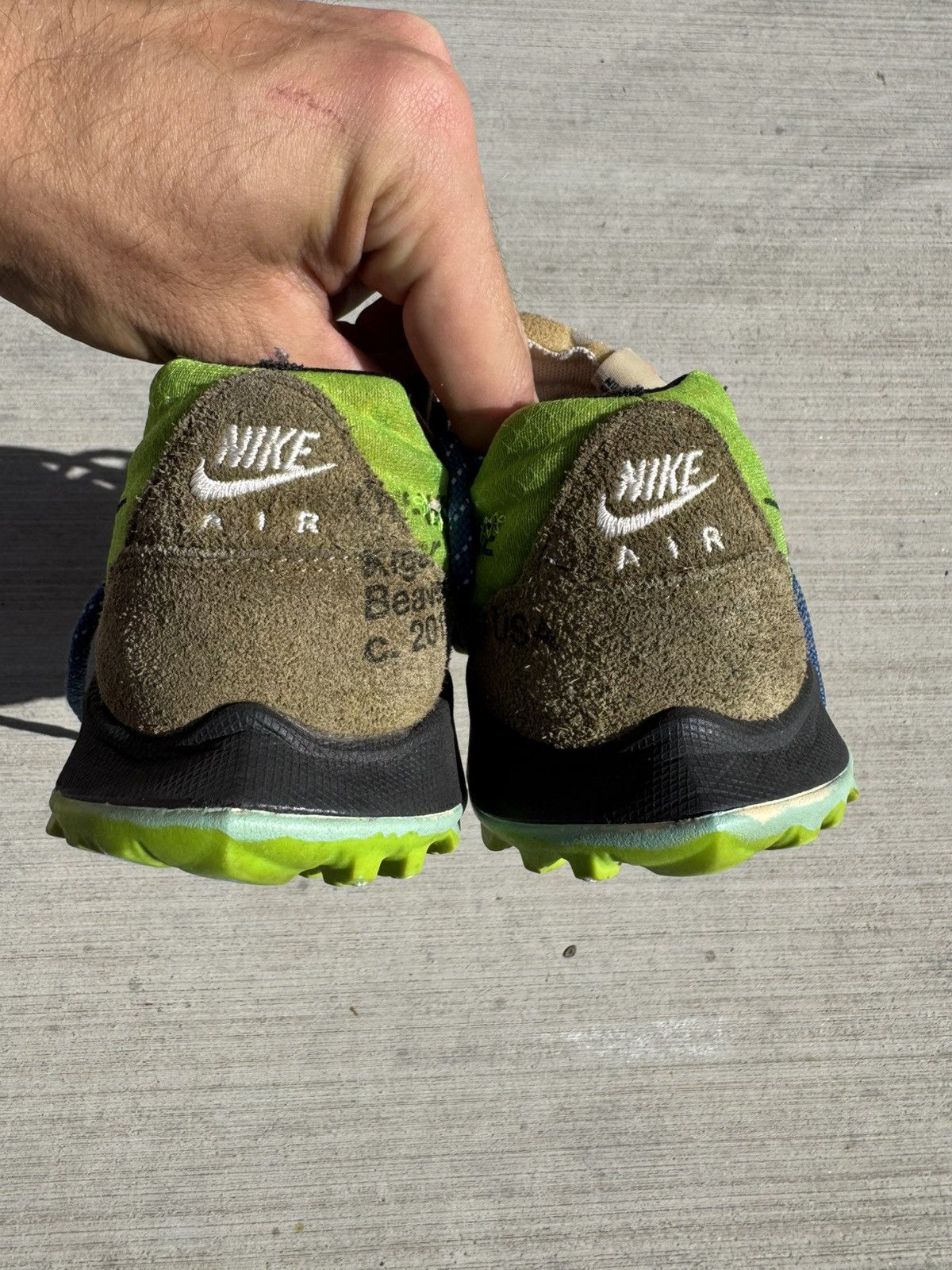 Off-White OFF-WHITE X NIKE ZOOM TERRA KIGER 5 ELECTRIC GREEN 7M 8.5W Size US 8.5 / IT 38.5 - 4 Thumbnail
