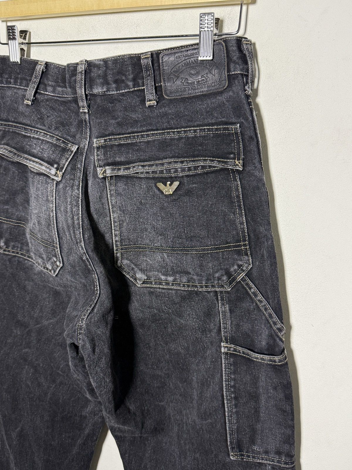 Giorgio Armani Vintage Armani Jeans carpenter denim pants Size US 30 / EU 46 - 7 Thumbnail