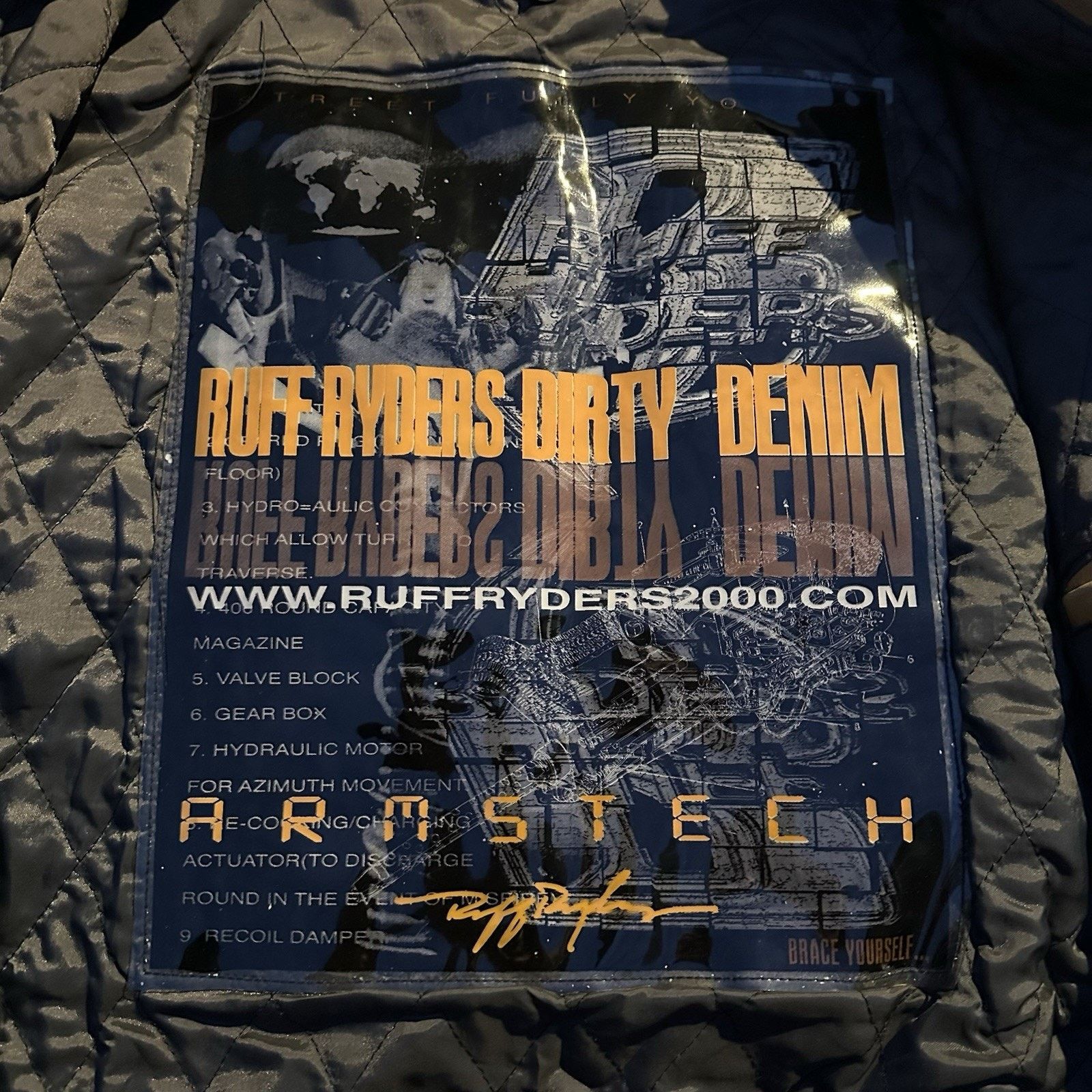 Leather × Ruff Ryders × Vintage Vintage Ruff Ryders Dirty Denim Ride or Die Leather Jacket Size US XXL / EU 58 / 5 - 5 Thumbnail