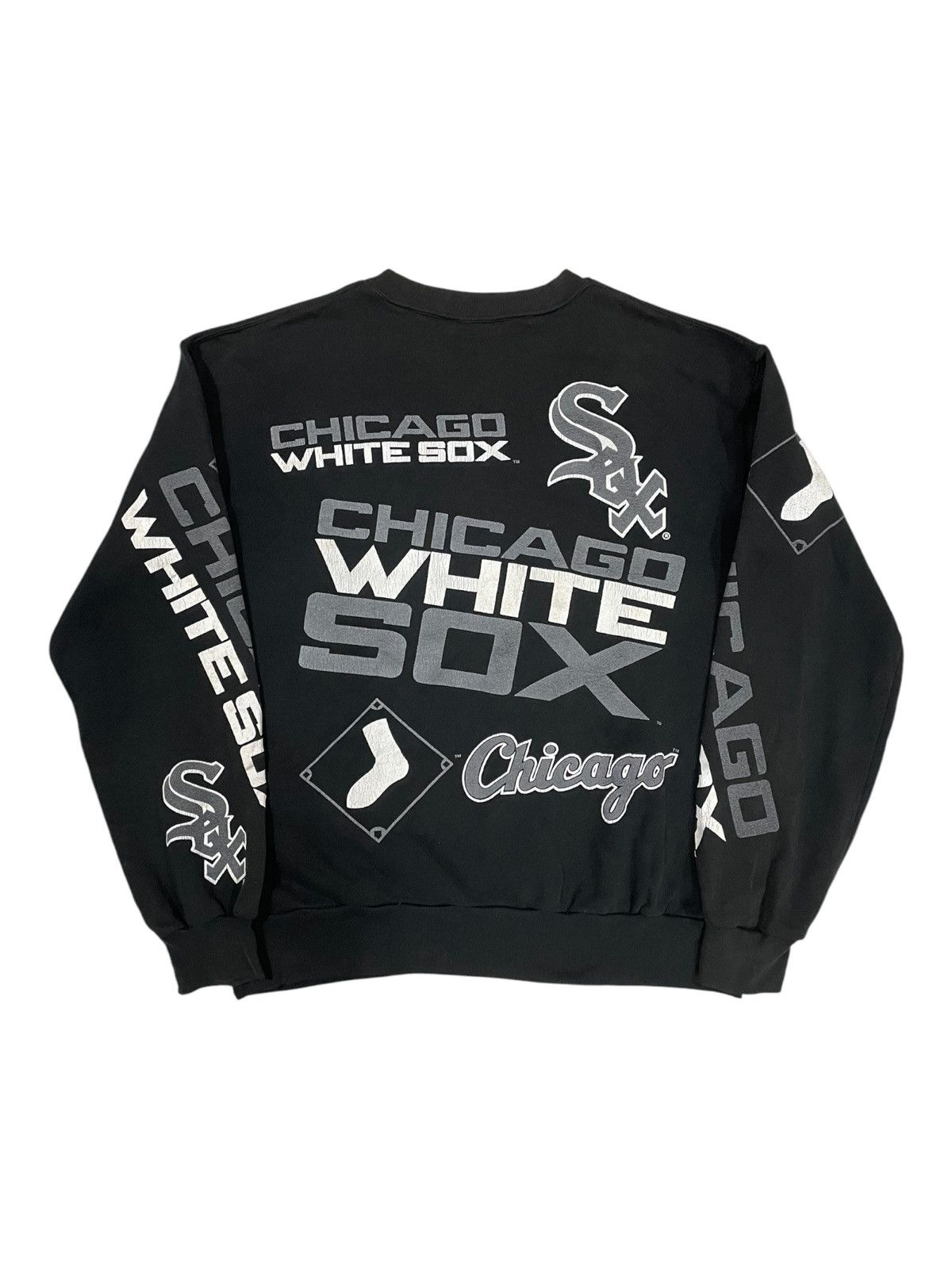MLB × Majestic × Vintage Vintage 1991 RARE Chicago White Sox Majestic MLB Sweatshirt Size US L / EU 52-54 / 3 - 4 Thumbnail