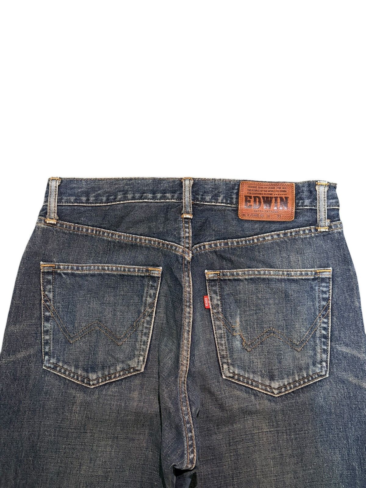 Edwin Vintage Edwin Extreme Mud Wash Distress Loose Jeans Size US 31 - 4 Thumbnail
