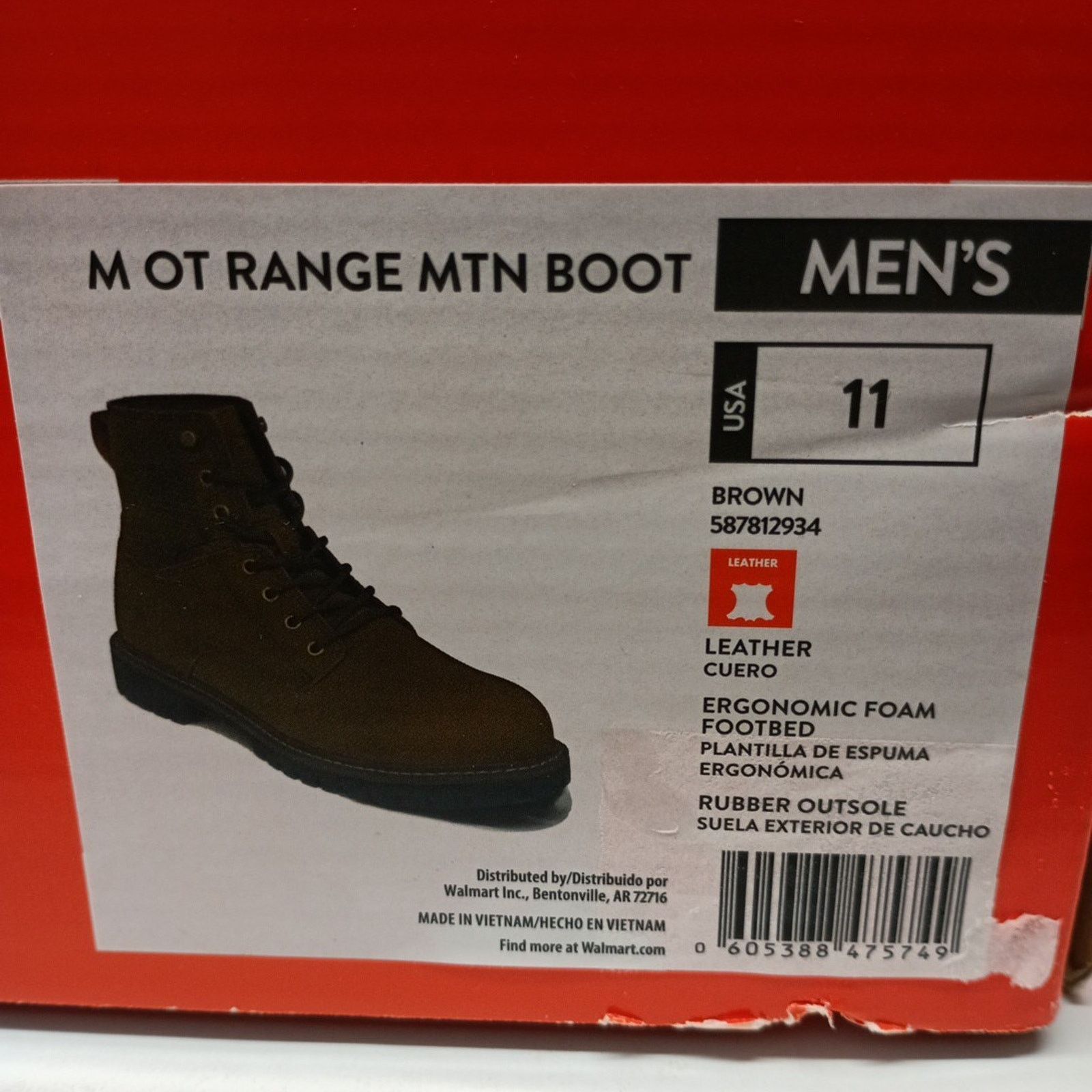 Other Ozark Trail Mens Mountain Hiking Boots Size 11 Brown Leather Size US 11 / EU 44 - 9 Thumbnail