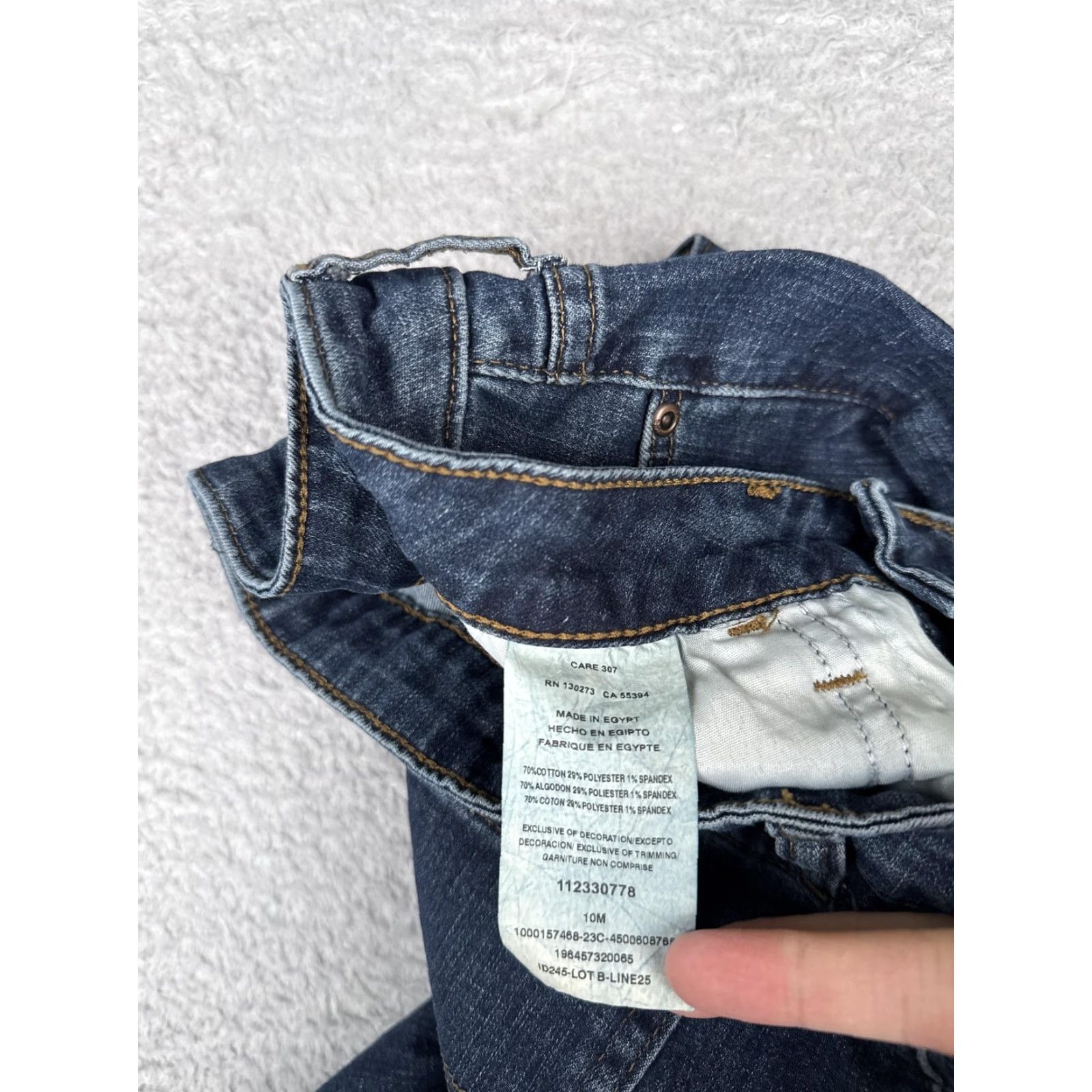 Lee Lee Jeans Womens 10M Blue Denim Stretch Straight Leg Mid Rise Casual Pants Shirt? Size 32" / US 10 / IT 46 - 7 Thumbnail