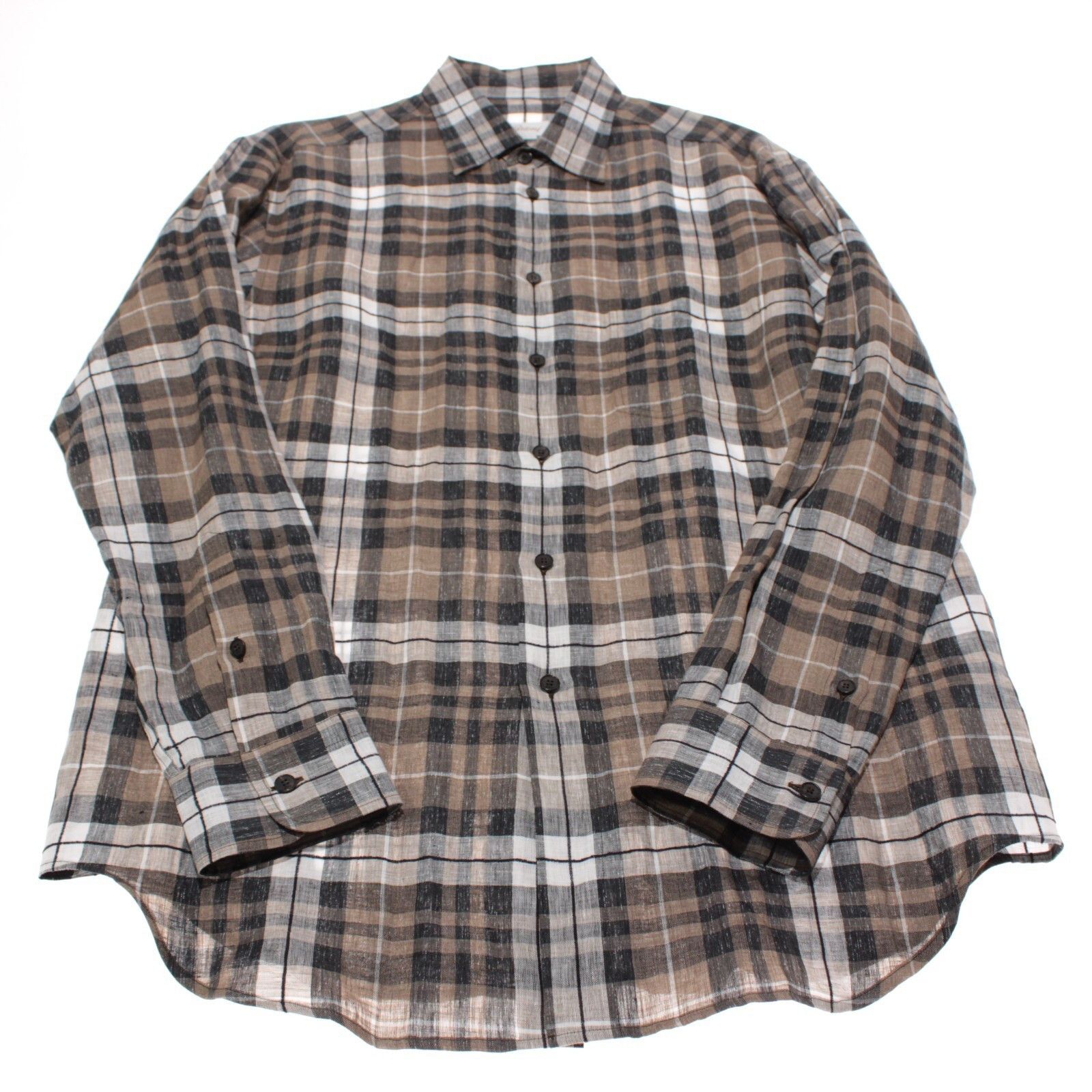 Brioni Brioni New with tags Shirt Size L US In Brown Size US L / EU 52-54 / 3 - 2 Thumbnail