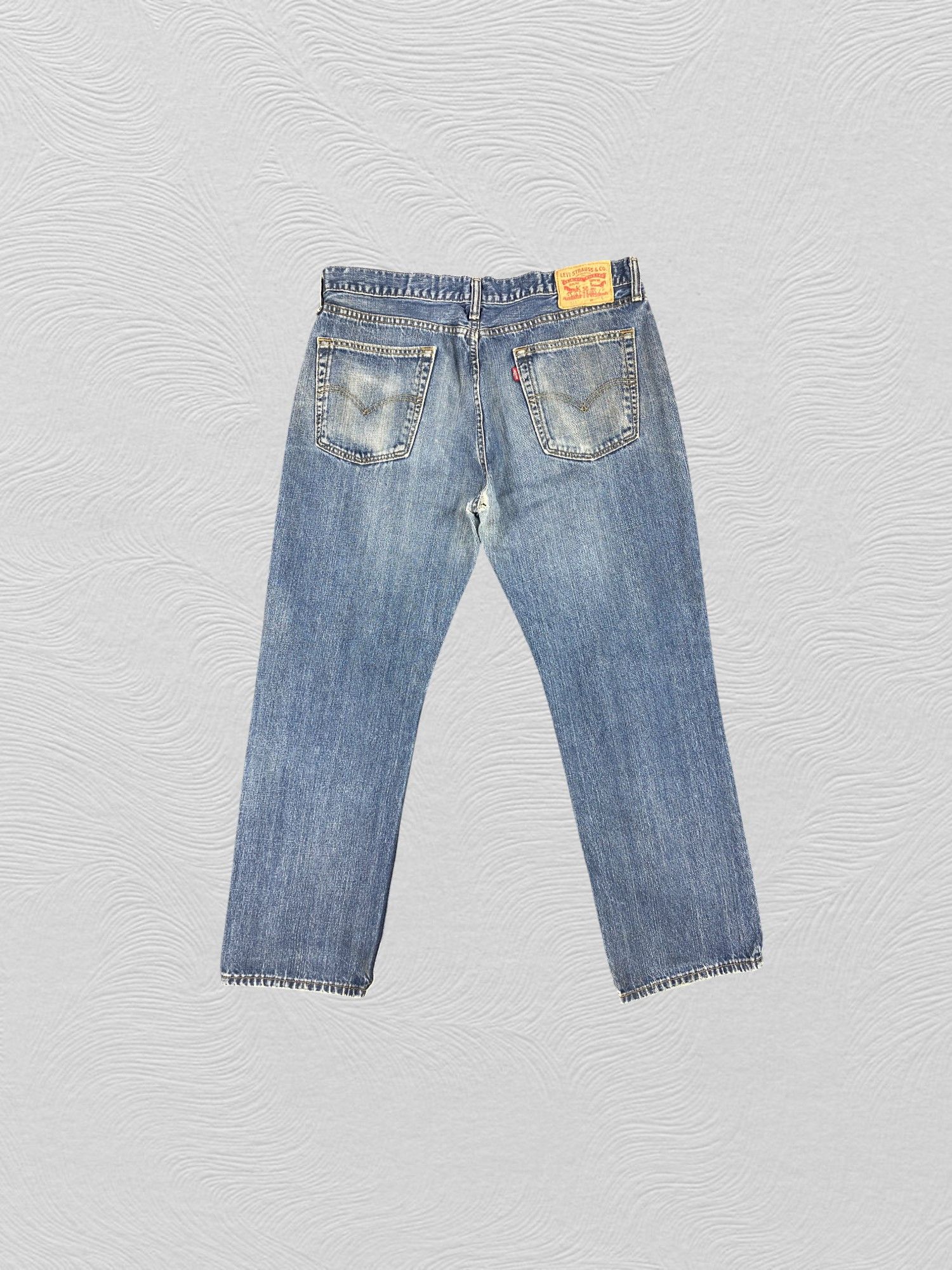 Levi's Distressed Blue Vintage Levi's 514 35x29 Denim -JN1711 Size US 35 - 2 Thumbnail