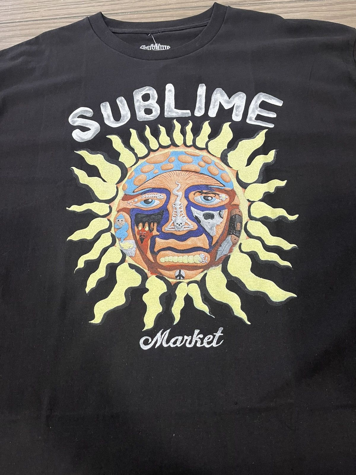 Designer × Market 💥 MARKET Sublime Freedom Sun Shirt Black XXL 2XL 💥 Size US XXL / EU 58 / 5 - 3 Thumbnail