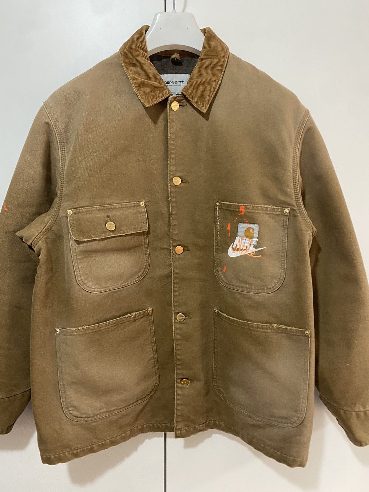 Carhartt Wip Rare Chore Coat 100 Carhartt Wip x Nike jacket size M brown Size US M / EU 48-50 / 2 - 17 Thumbnail