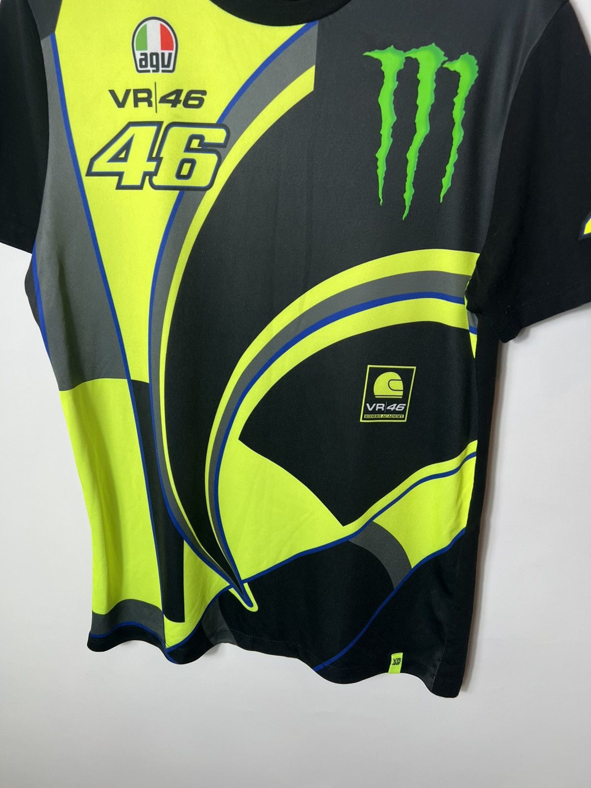 Yamaha MOTO GP YAMAHA MONSTER ENEGRY RACING VALENTINO ROSSI #46 TEE Size US S / EU 44-46 / 1 - 4 Thumbnail