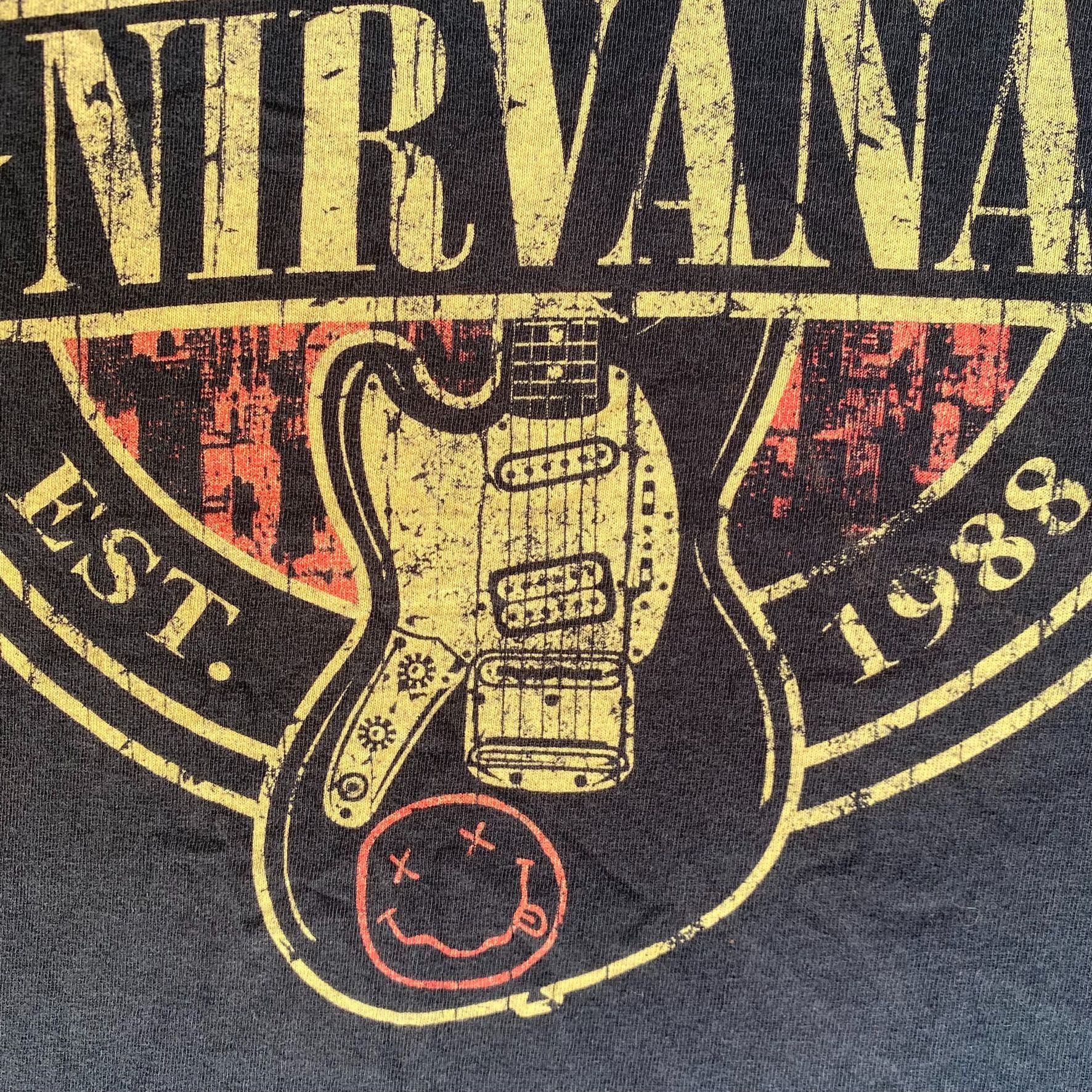 Band Tees Vintage Y2K Nirvana Band Shirt Punk Grunge Metal Rock Tee Size US XL / EU 56 / 4 - 4 Thumbnail