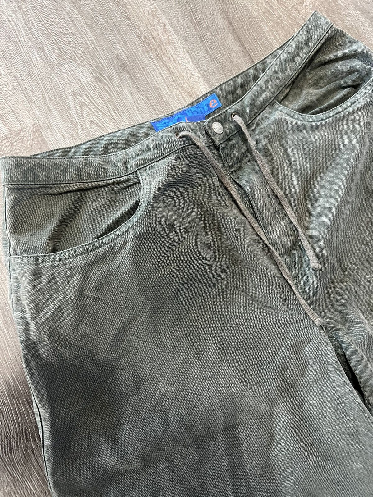 Vintage SOblue Sigrid Olsen Vintage Women’s linen light canvas pants Size 34" / US 12 / IT 48 - 2 Thumbnail