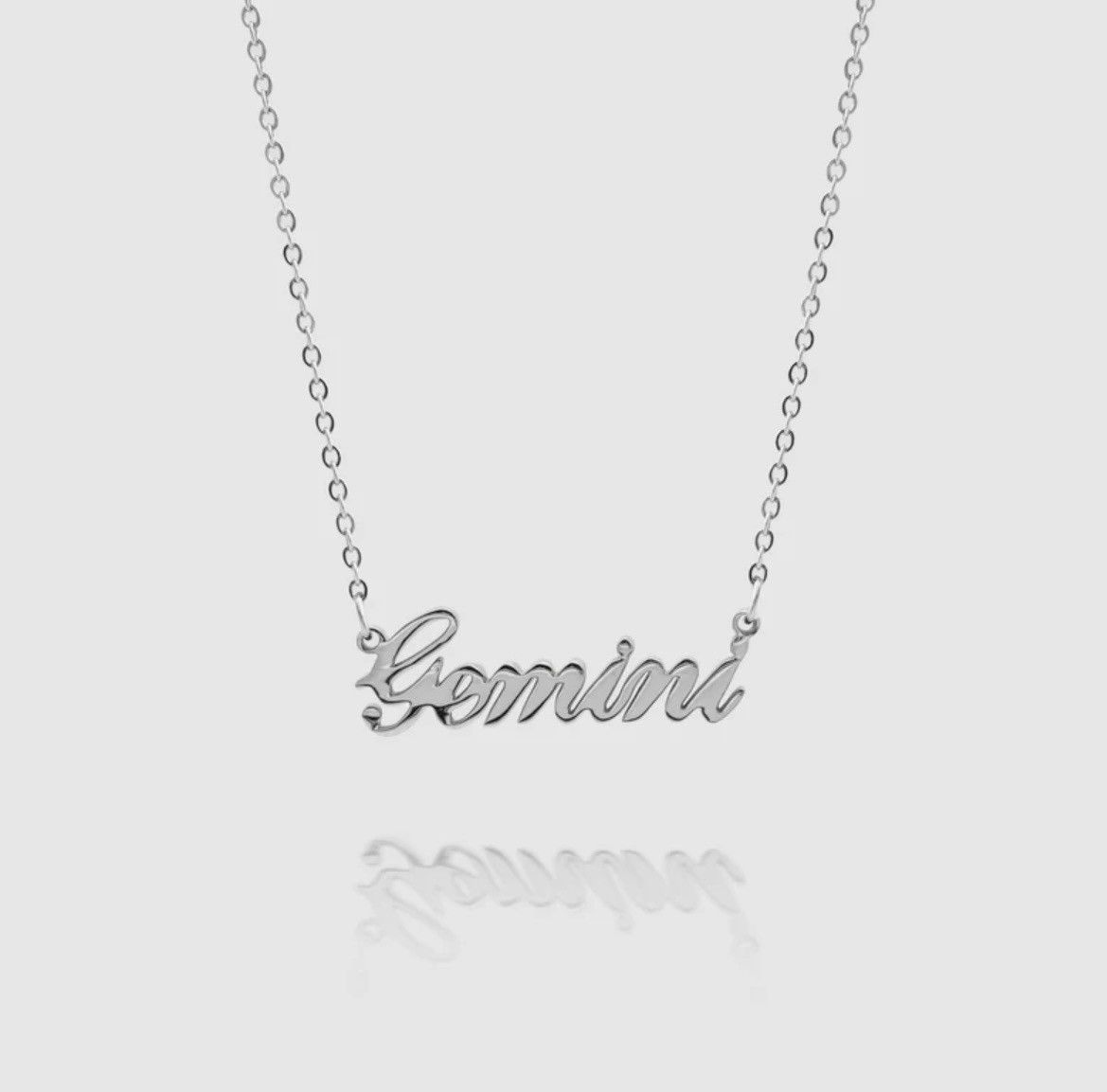 Other × Sterling Silver Zodiac Silver necklace name Size ONE SIZE - 1 Preview