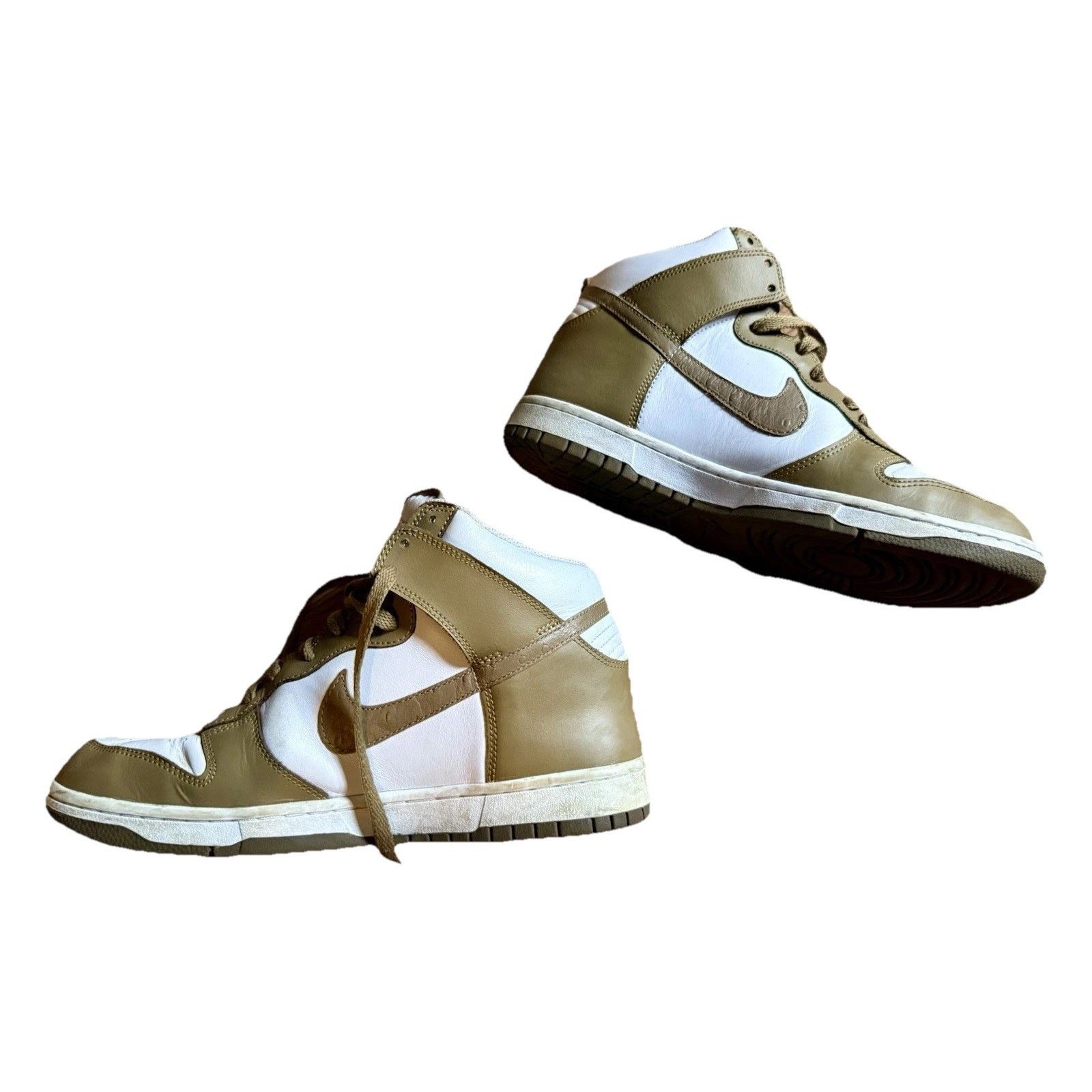 Nike Nike Dunk High Ostrich Swoosh Pack Brown Kelp 2011 US10 Rare Size US 10 / EU 43 - 4 Thumbnail