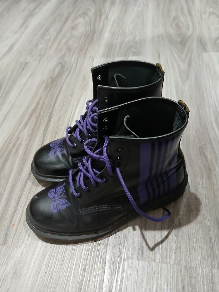 Dr. Martens × Needles Needles Dr. Martens 1460 Boots Stripe Size US 9 / EU 42 - 2 Thumbnail