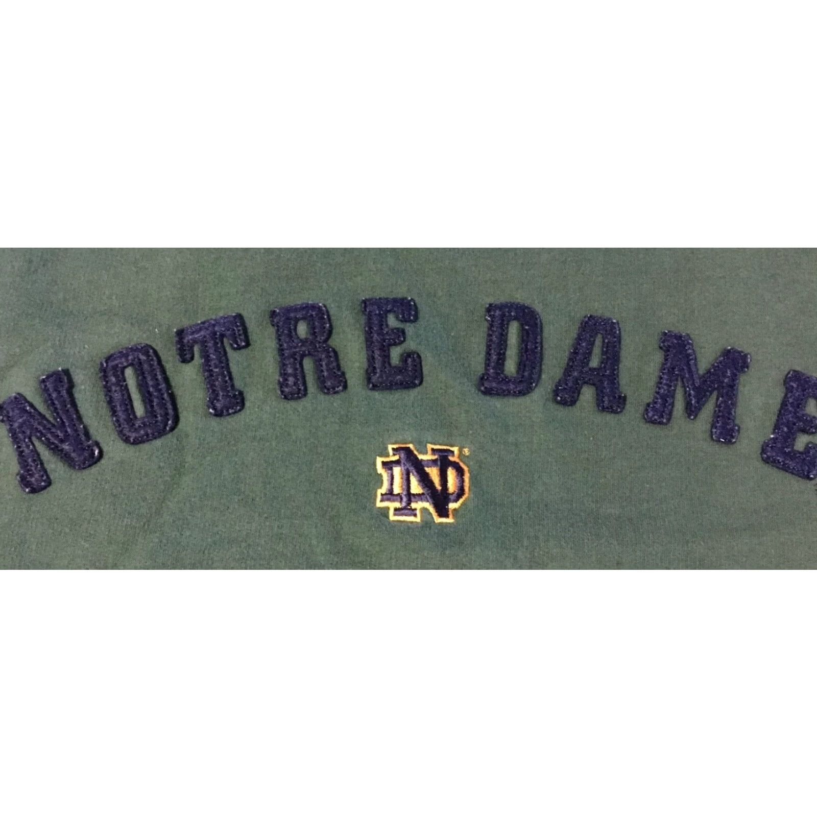 Vintage VINTAGE Notre Dame Spellout Sweatshirt XXL Green 90s 80s USA Champs Pullover Shirt Men Size US XXL / EU 58 / 5 - 2 Thumbnail