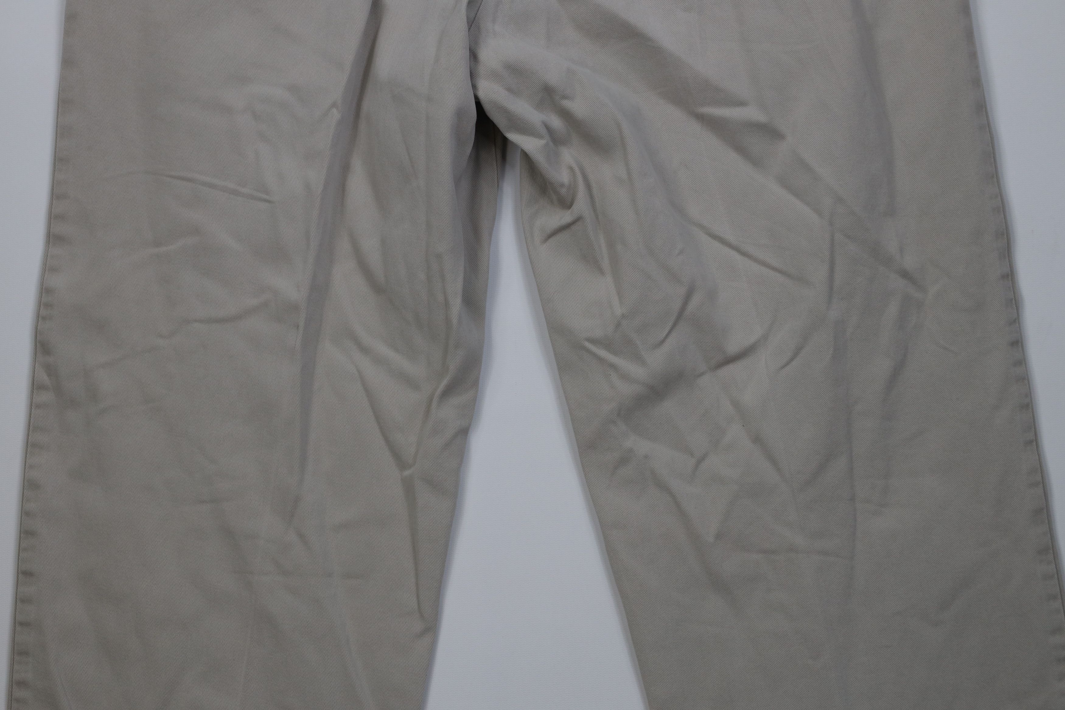 Ralph Lauren Vintage 90s Ralph Lauren Wide Leg Chino Pants Beige Cotton Size US 34 / EU 50 - 11 Thumbnail