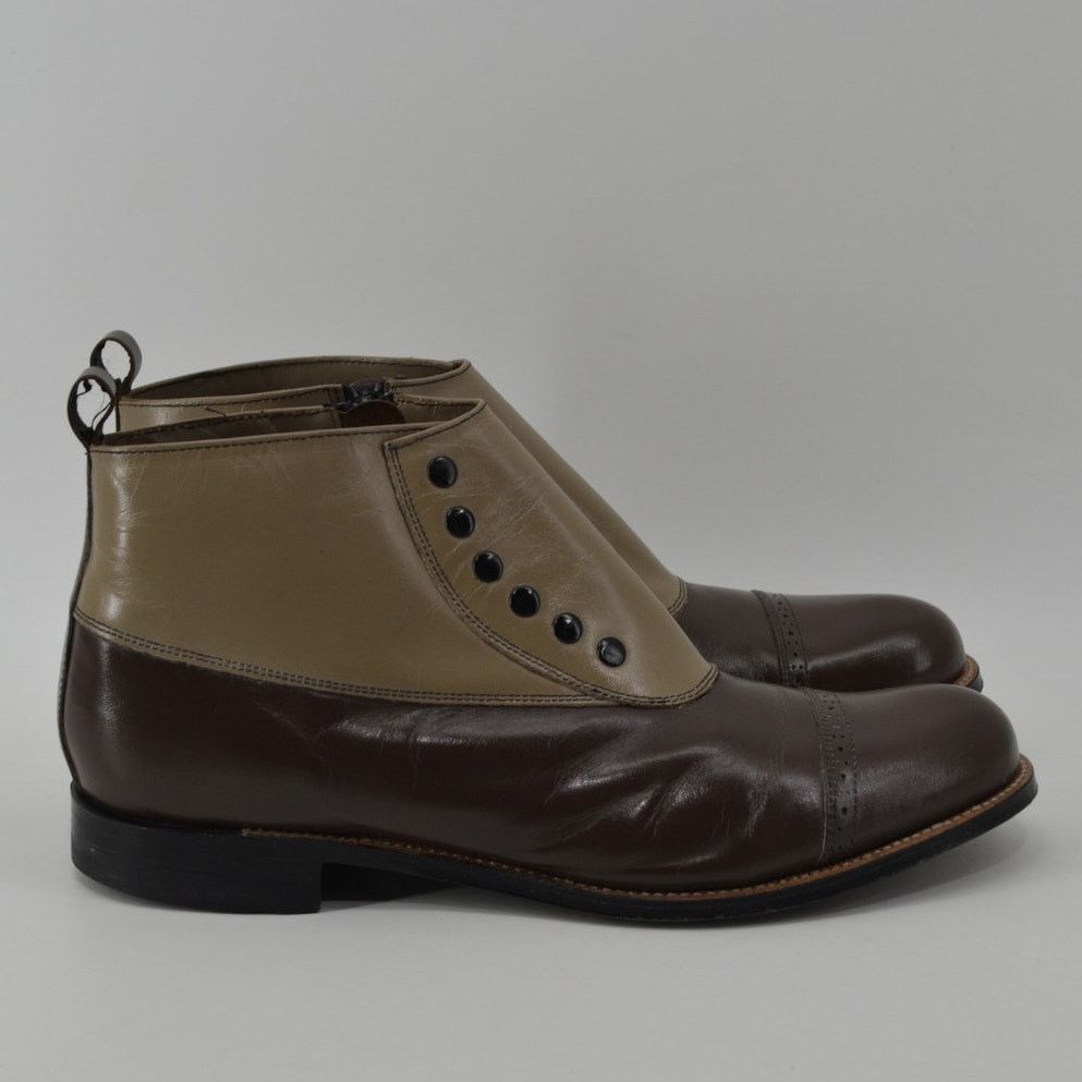 Stacy Adams Stacy Adams Mens Size 11 Madison Cap Toe Boots Gatsby Zip Size US 11 / EU 44 - 4 Thumbnail