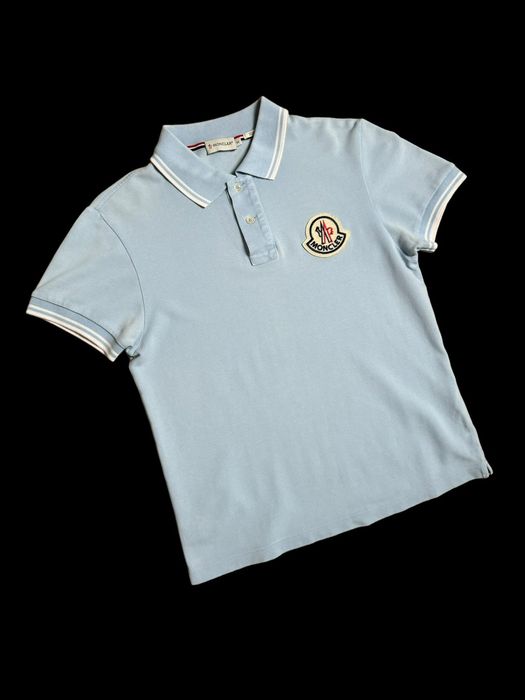 Moncler polo best sale big logo