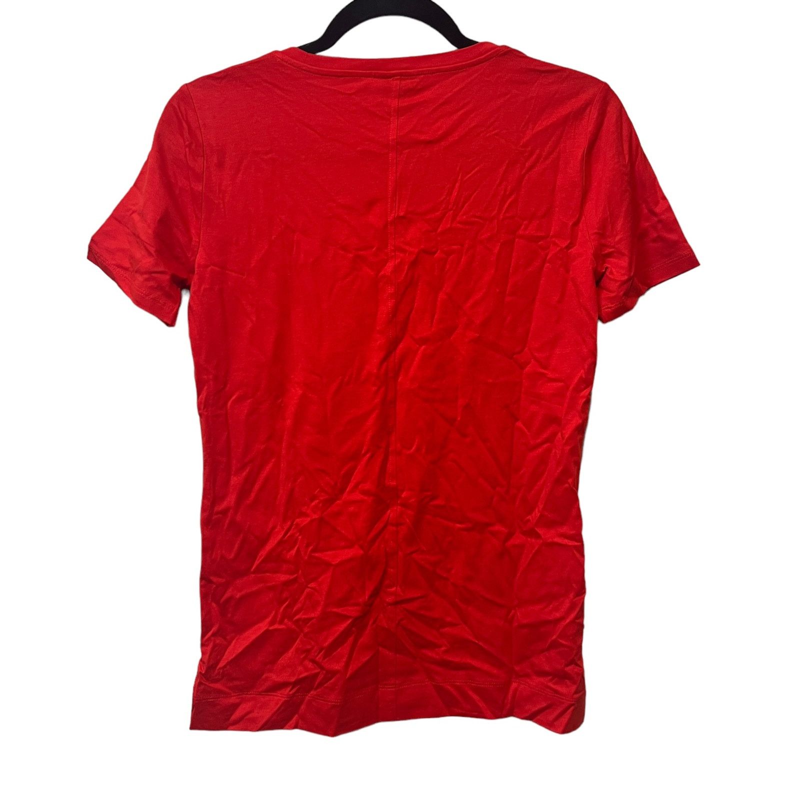 Ann Taylor NEW Ann Taylor Orange Short Sleeve Pima Cotton T-Shirt Top S Size S / US 4 / IT 40 - 3 Thumbnail