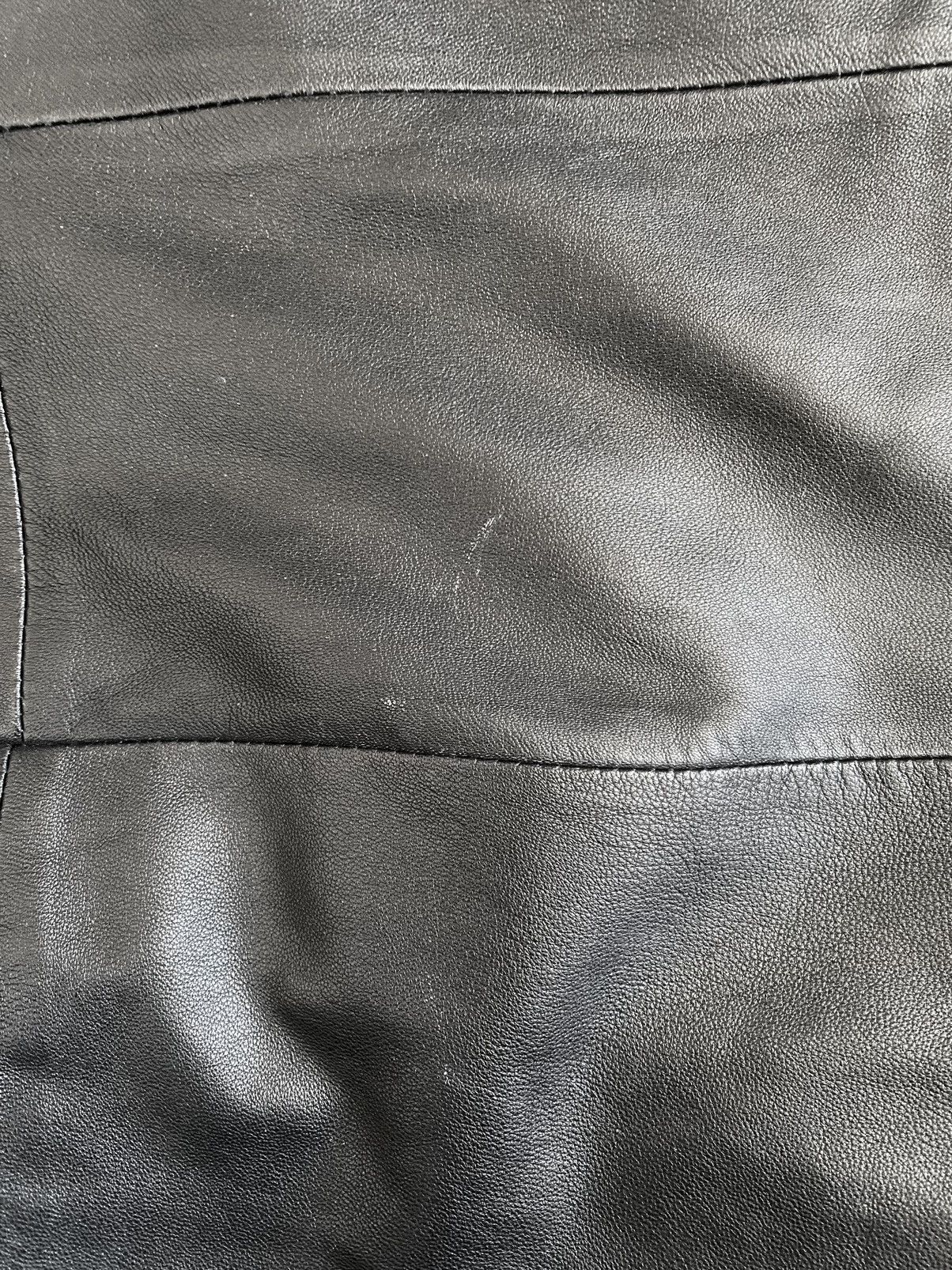 Japanese Brand × Vintage Long real leather Avant Garde Japanese designer coat Size S / US 4 / IT 40 - 4 Thumbnail