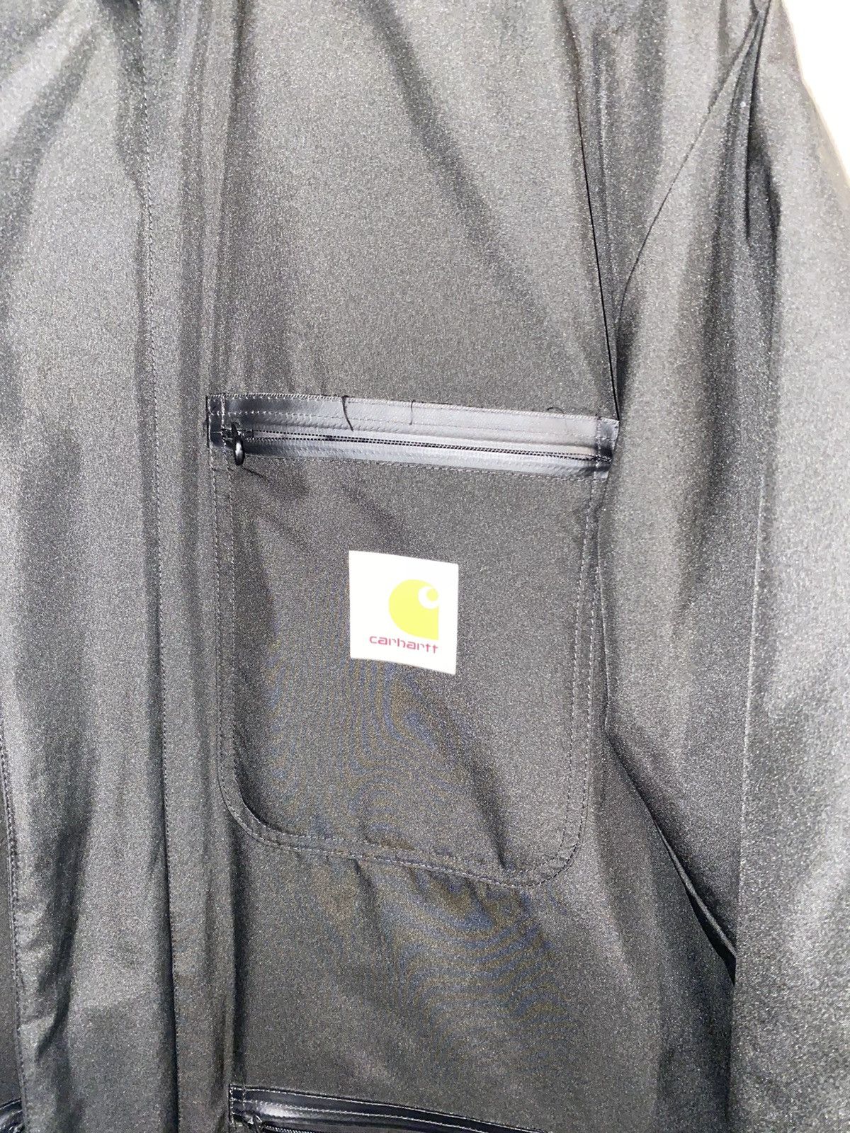 Carhartt × Carhartt Wip × Goretex Carhartt Work In Progress Black Gore-Tex Michigan Jacket Size US L / EU 52-54 / 3 - 3 Thumbnail
