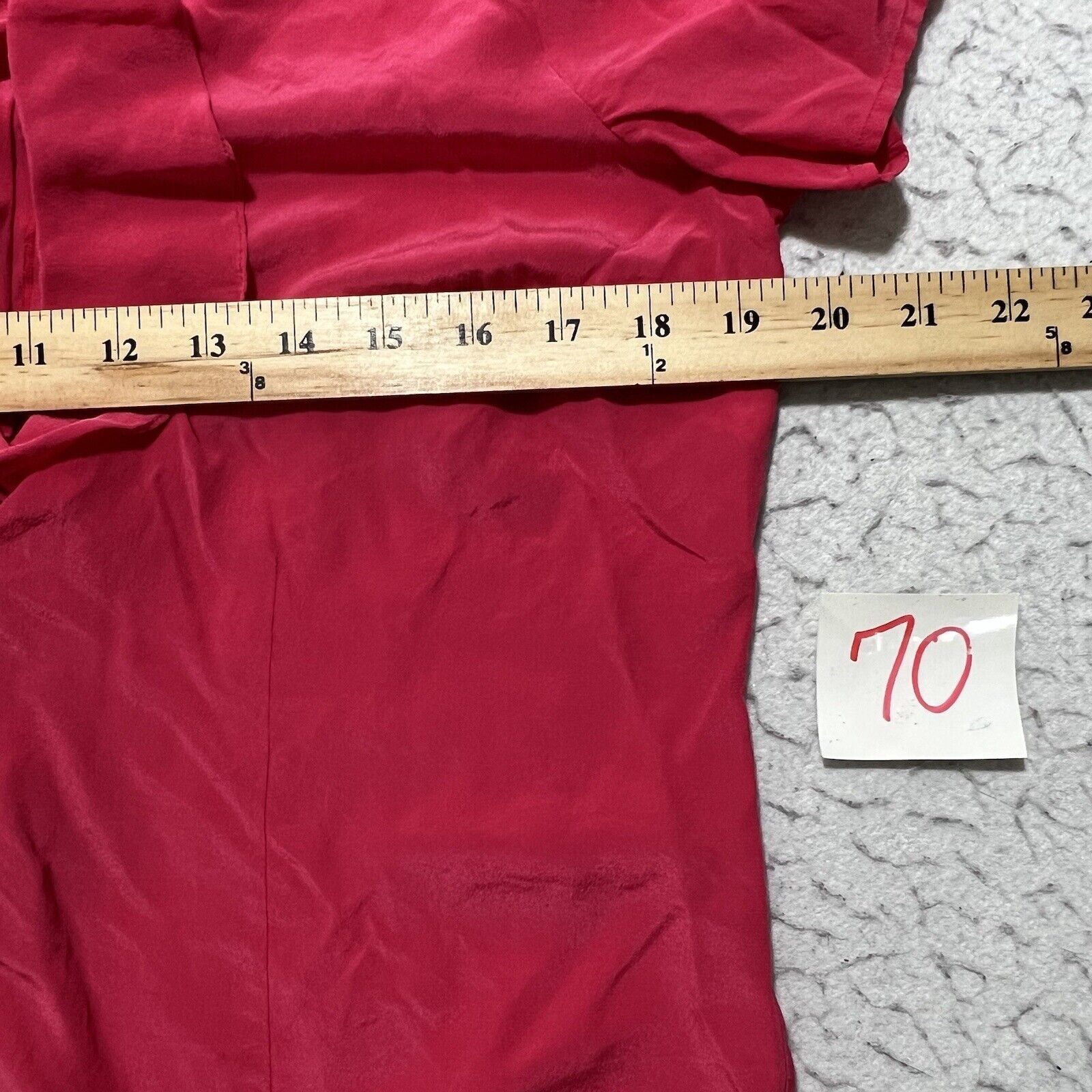 Pendleton Pendleton Silk Short Sleeve Hot Pink Ruffle Button Up Top Size XL / US 12-14 / IT 48-50 - 9 Thumbnail