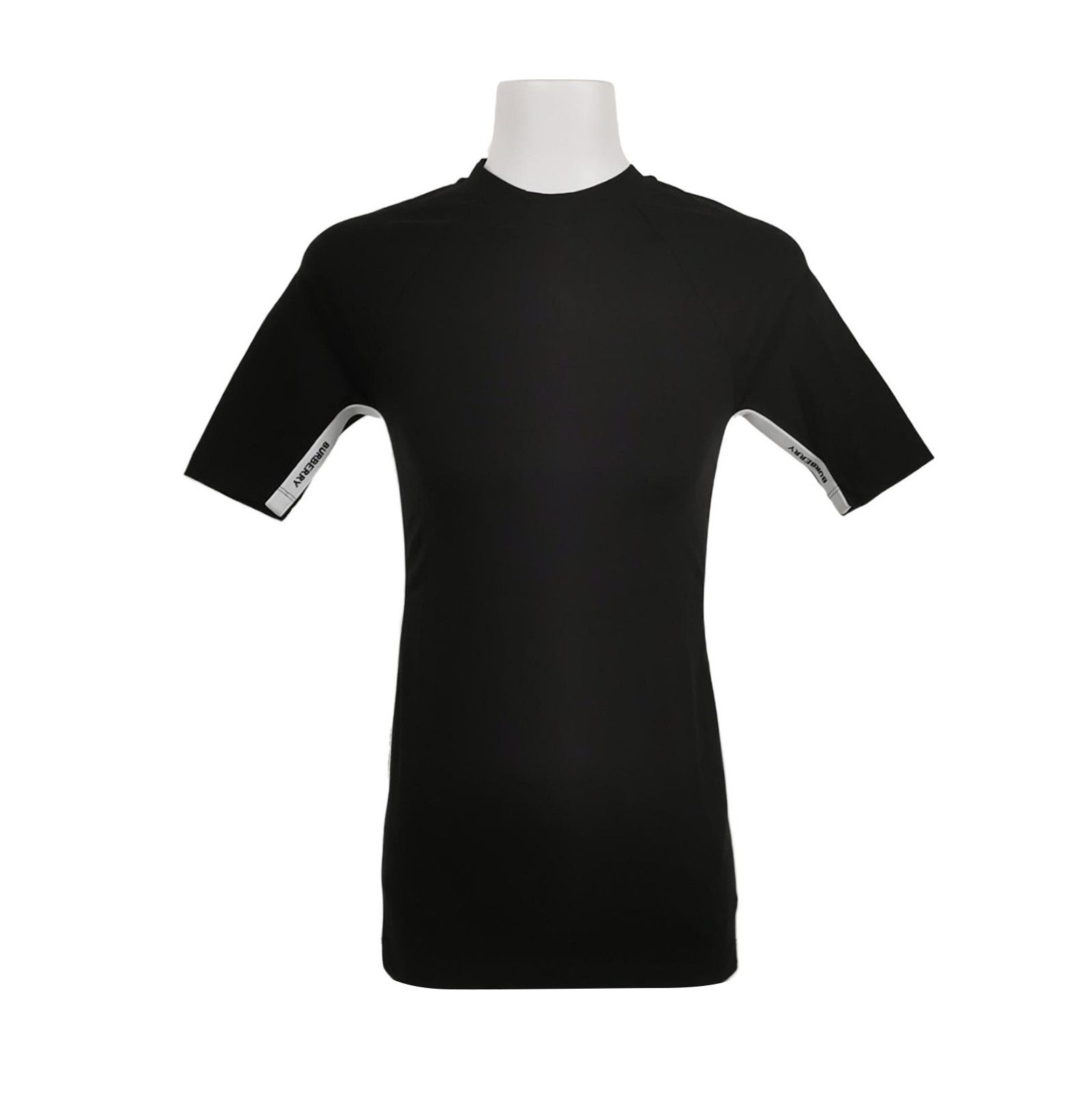 Burberry Burberry Cotton Logo Crew Neck T-Shirt 0079 Size US XXS / EU 40 - 1 Thumbnail