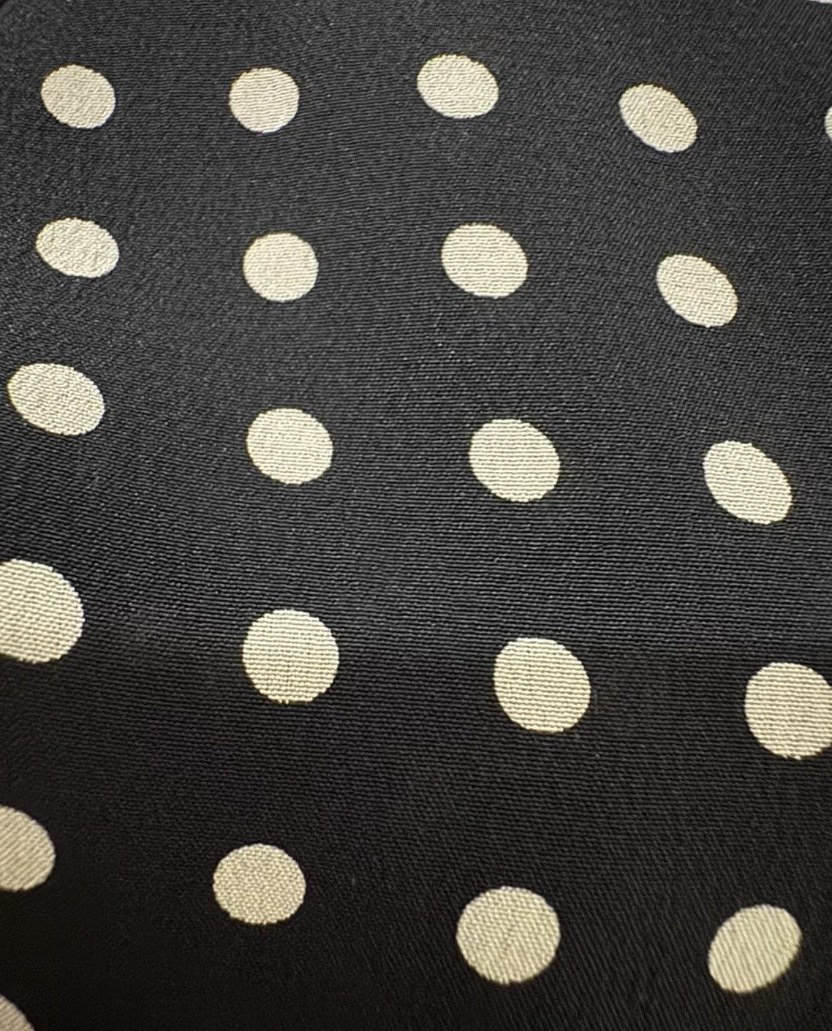 Saint Laurent Paris SLP) 14FW Runway Silk All-Over Black/White Polka Dot Shirt Size US M / EU 48-50 / 2 - 5 Thumbnail