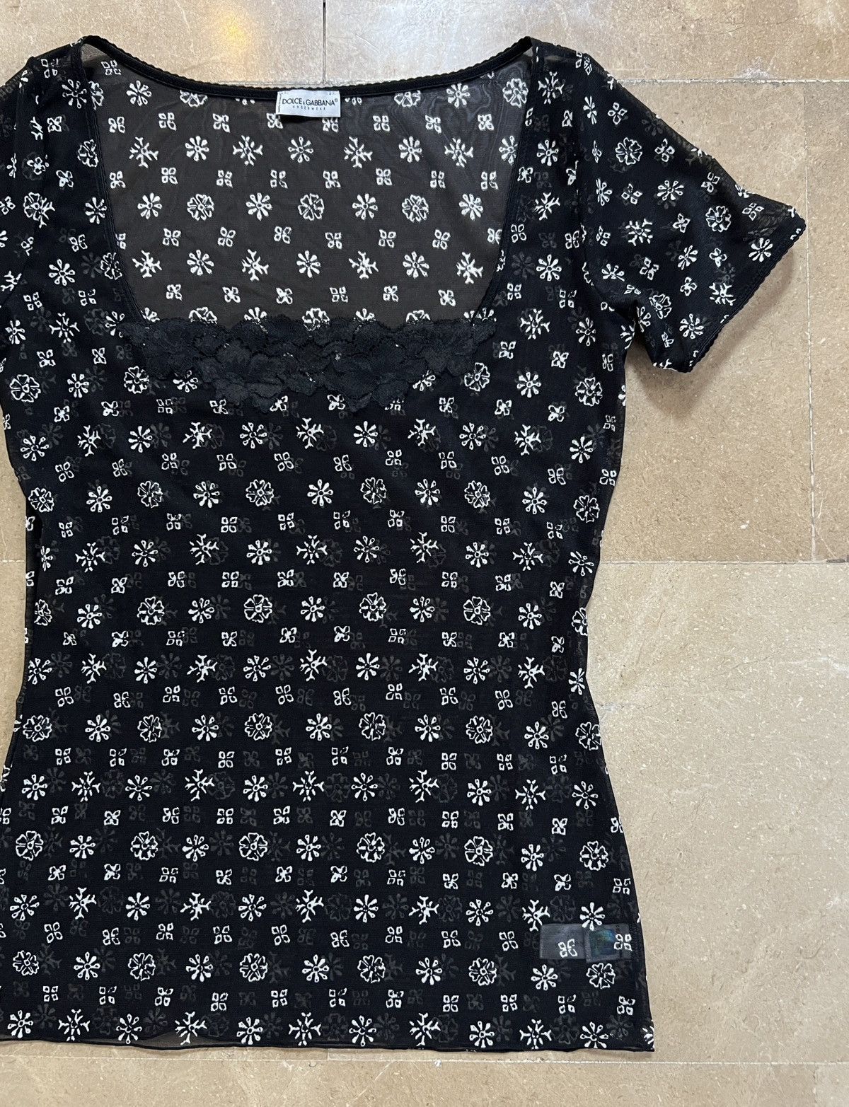 Dolce & Gabbana Dolce & Gabbana stretch net top Size S / US 4 / IT 40 - 9 Thumbnail
