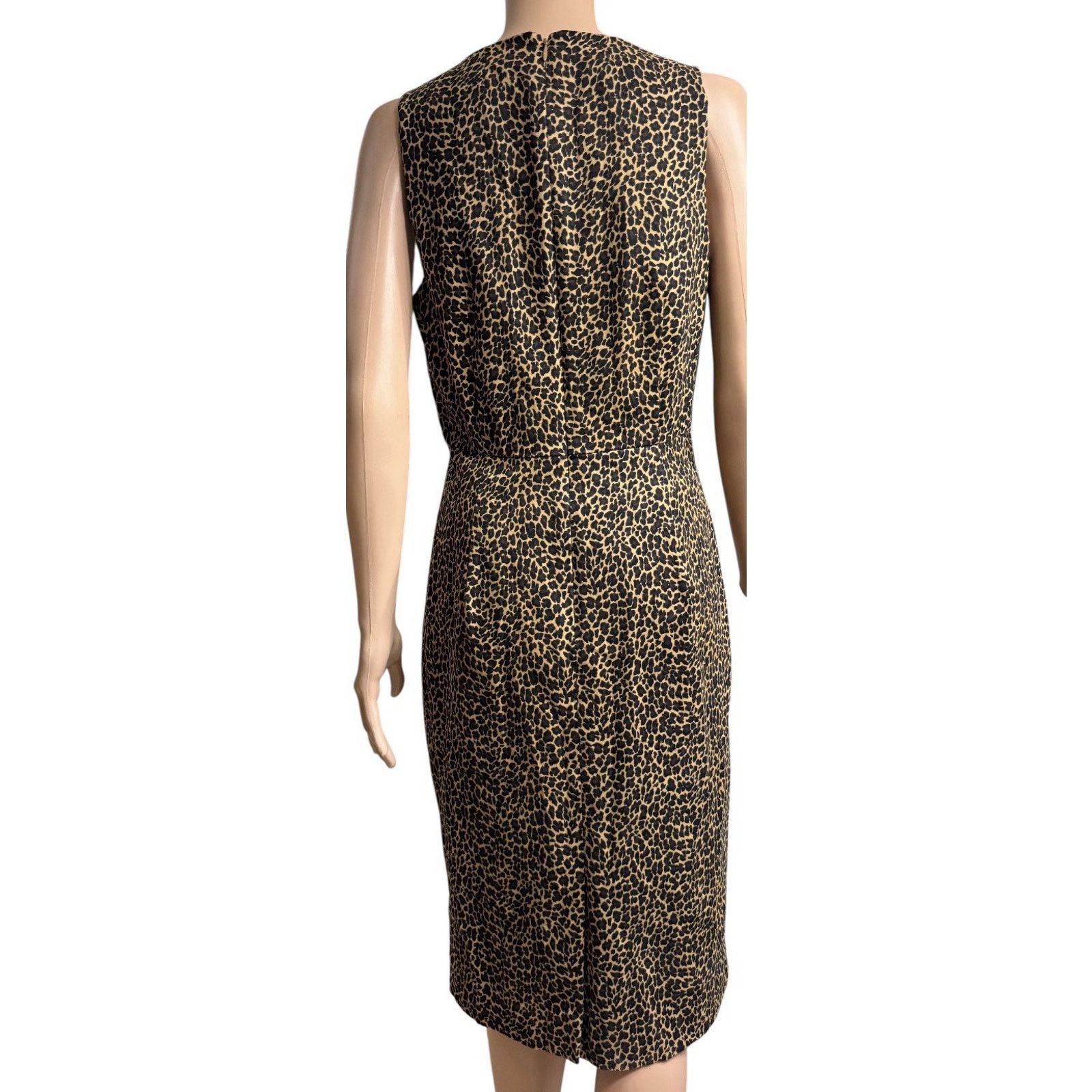 J.Crew J.Crew Leopard Print Sheath Dress – Size 6 Size M / US 6-8 / IT 42-44 - 2 Thumbnail