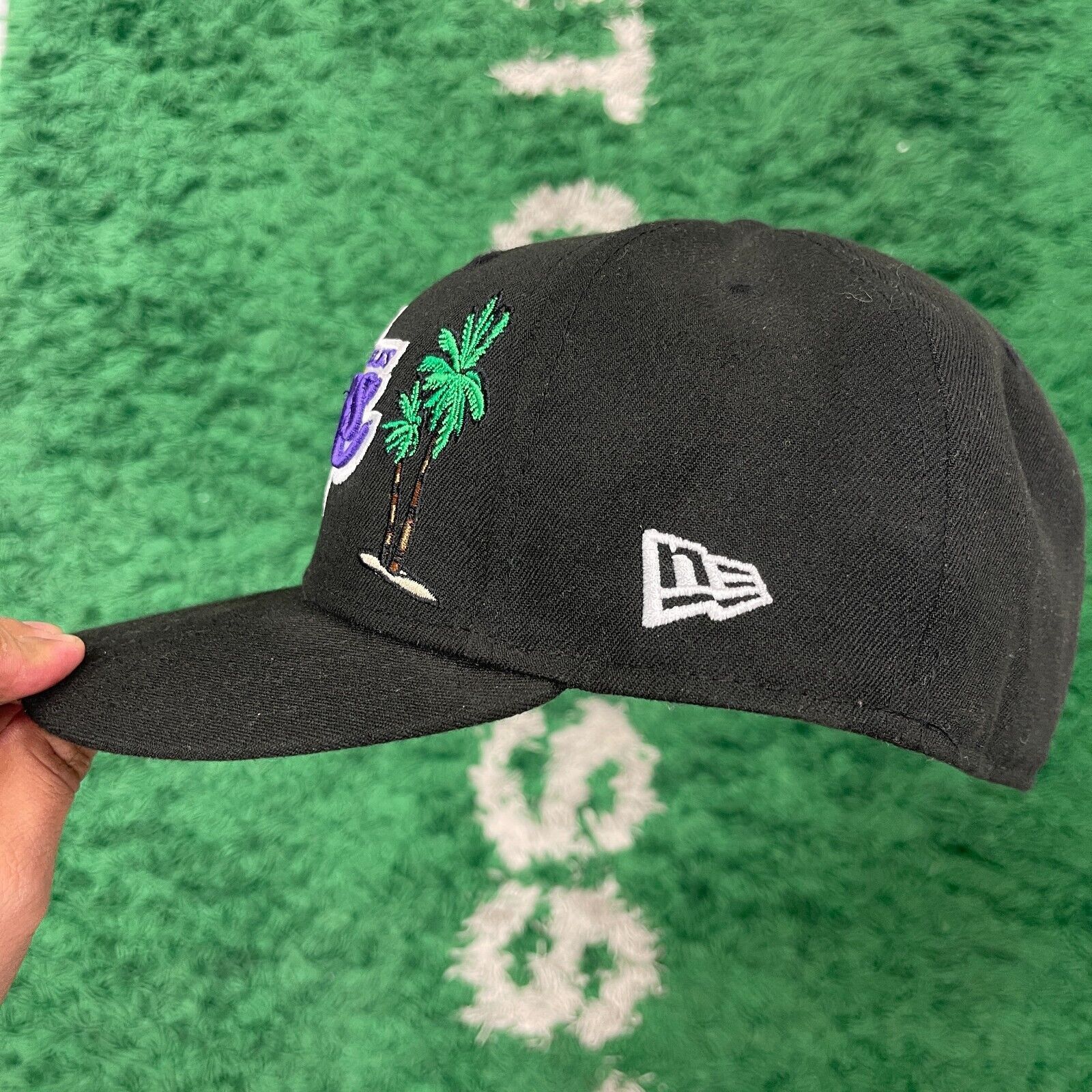 New Era Los Angeles Lakers New Era Palm Tree Hat Cap Size 7 5/8 Size ONE SIZE - 4 Thumbnail