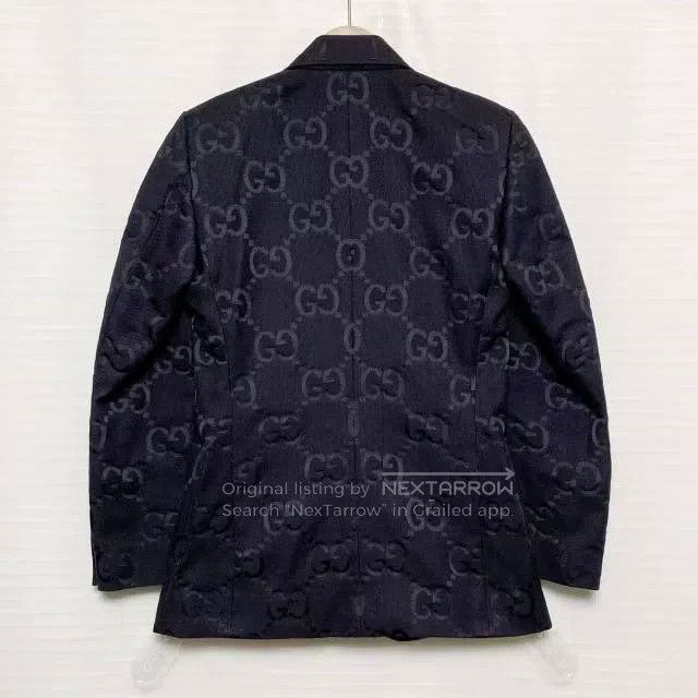 Gucci Gucci Classic pattern jacquard single-breasted long-sleeve Size M / US 6-8 / IT 42-44 - 2 Thumbnail
