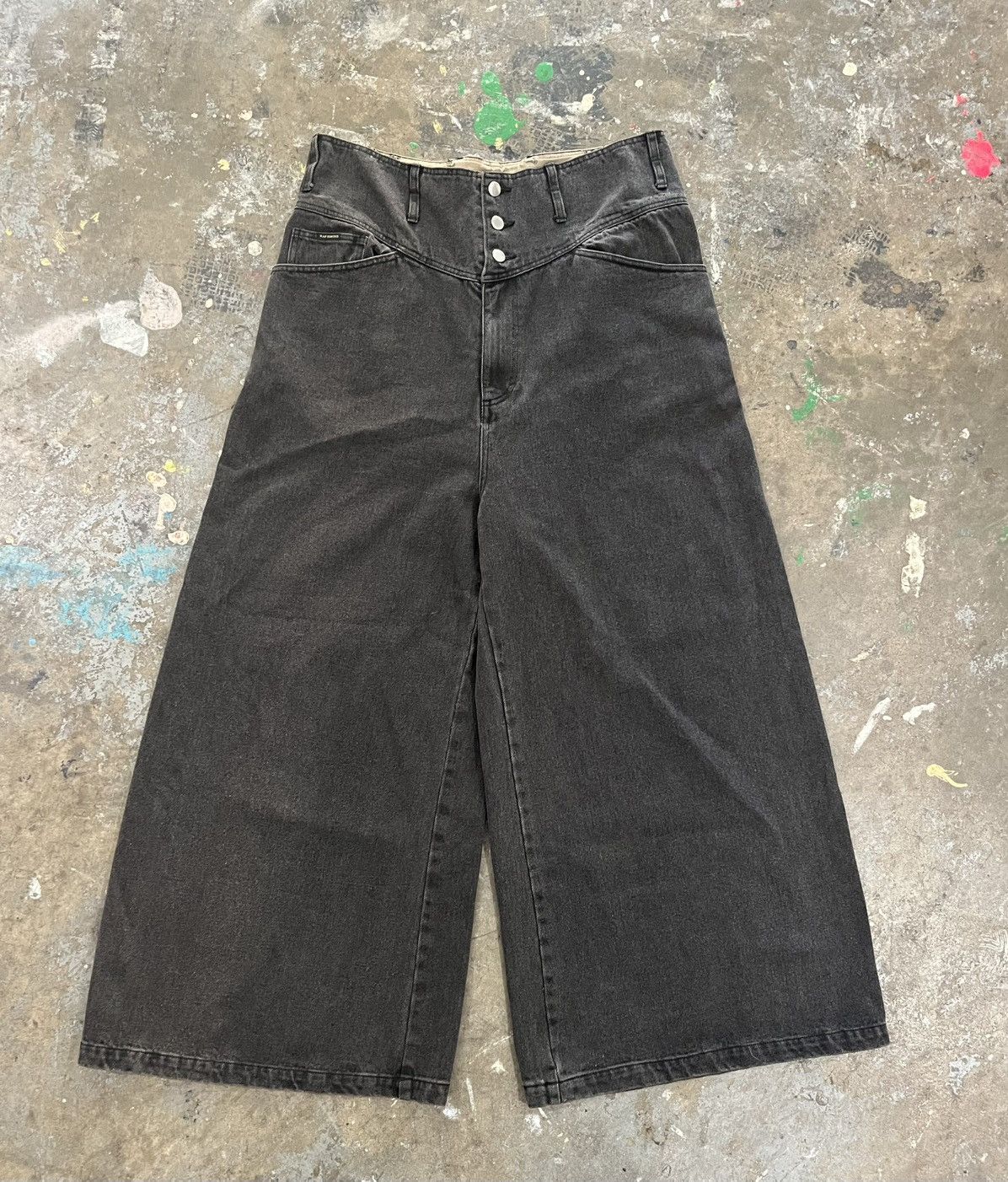 Raf Simons Raf Simons Redux AW04 Wide Leg Denim Size US 34 / EU 50 - 1 Thumbnail
