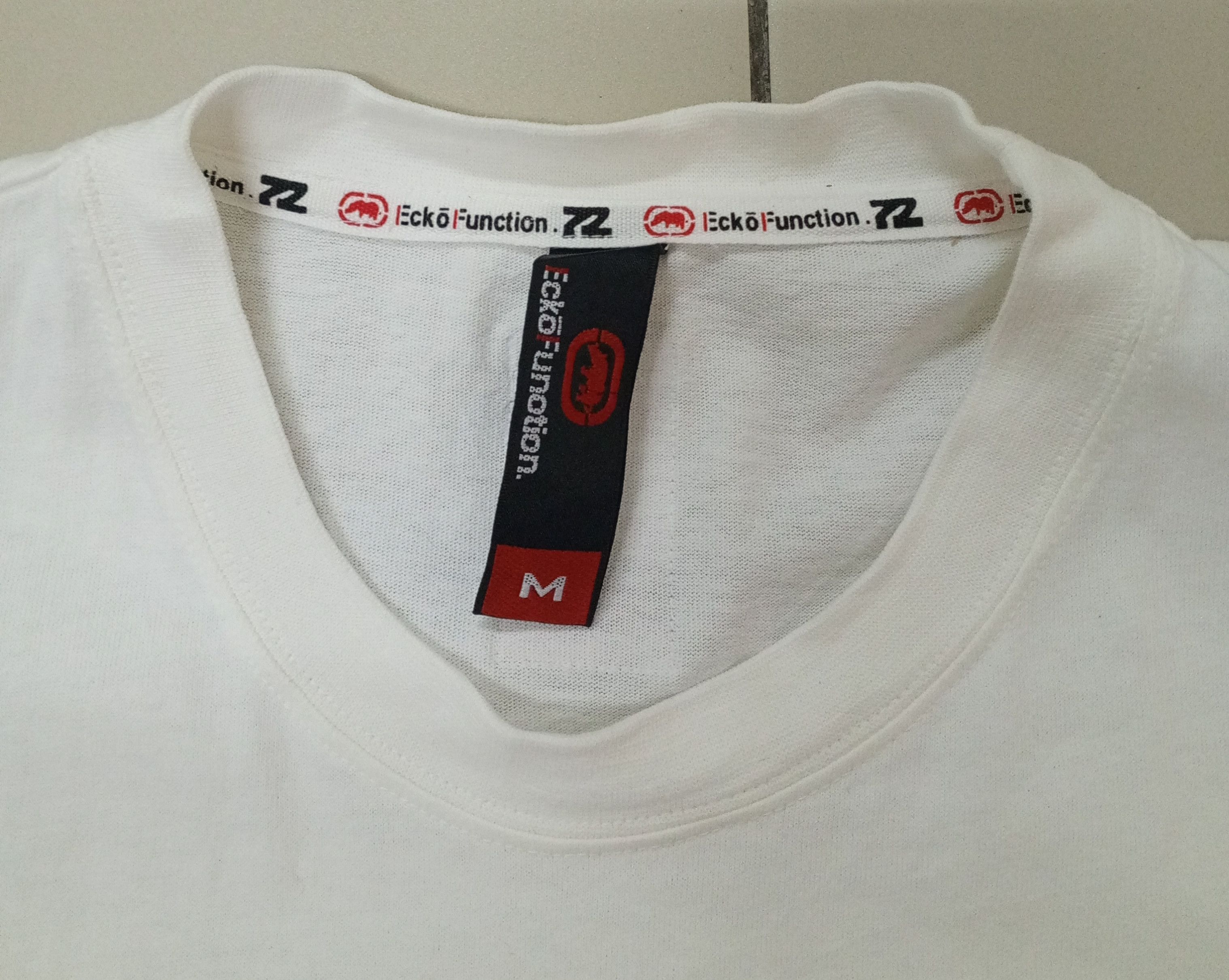 Ecko Unltd. Ecko Function White Medium Shirt Hip Hop Style Size US M / EU 48-50 / 2 - 3 Thumbnail