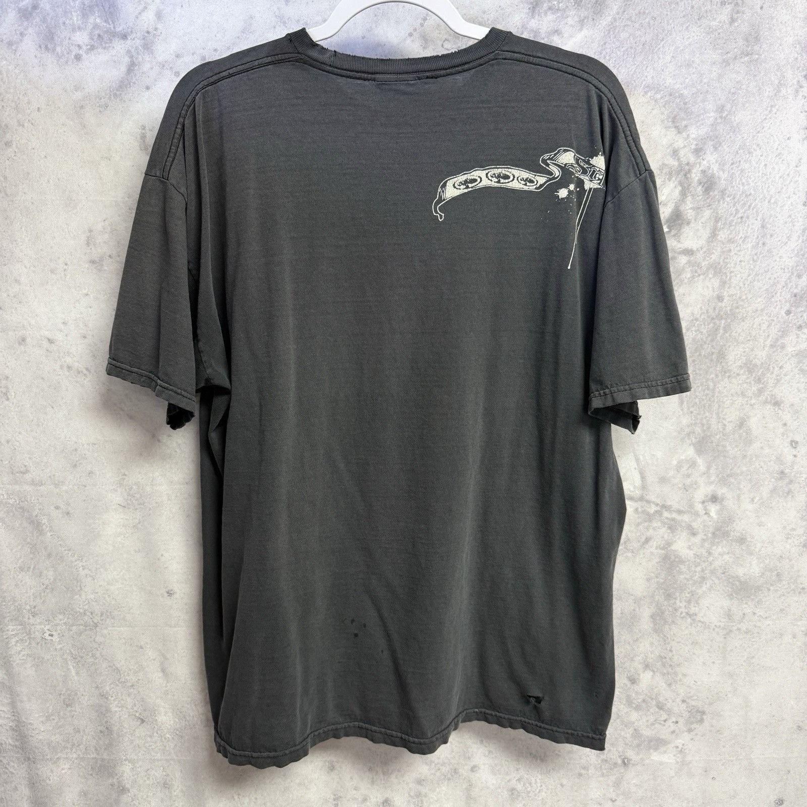Vintage Vintage SRH T Shirt Mens XL Faded Black King Spade KMK Kotto Size US XL / EU 56 / 4 - 3 Thumbnail