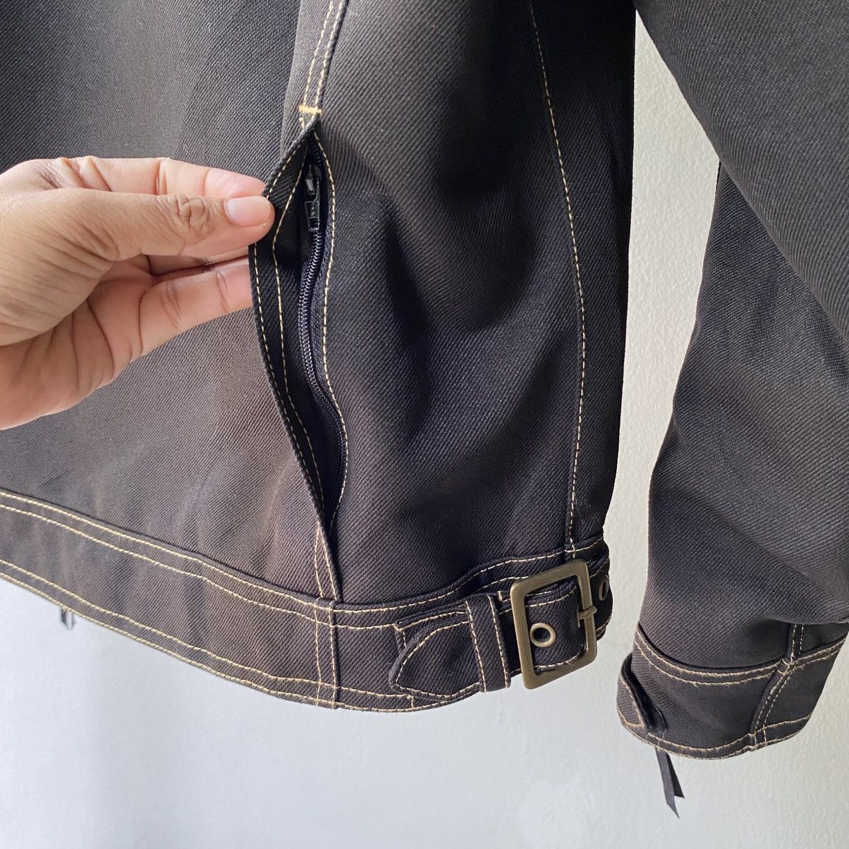 Japanese Brand Fun & Function Black Denim Jacket Size M / US 6-8 / IT 42-44 - 9 Thumbnail
