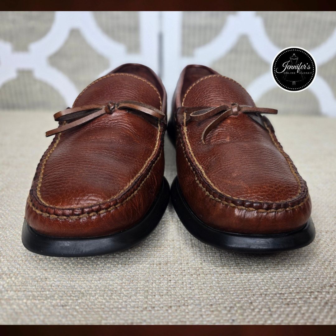 Cole Haan Cole Haan Country Men's Brown Pebbled Leather Loafers 10.5 Size US 10.5 / EU 43-44 - 2 Thumbnail