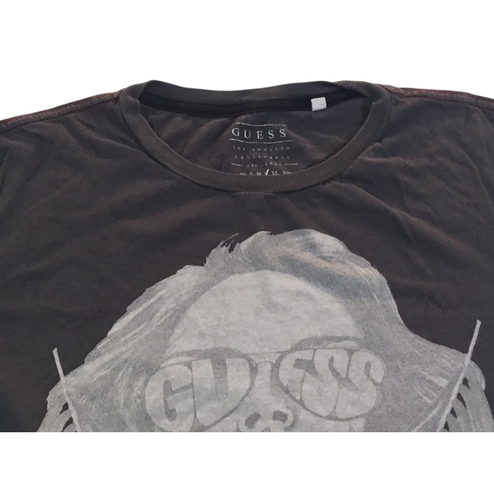 Guess Guess Los Angeles California T-Shirt Gray Size Large Size L / US 10 / IT 46 - 2 Thumbnail