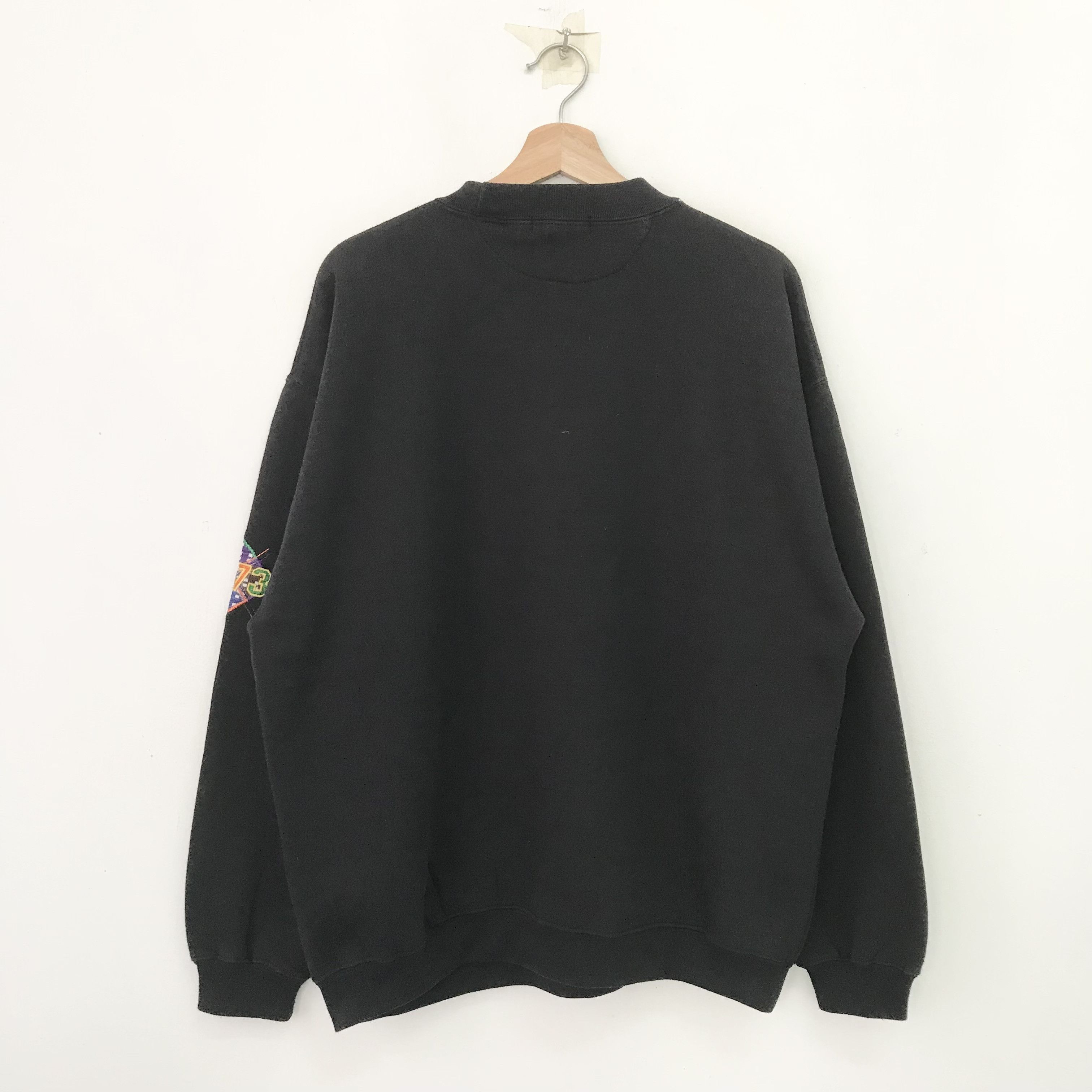 Vintage Vintage Naf Naf Collection Black Sweatshirt - 145 Size US XL / EU 56 / 4 - 2 Thumbnail