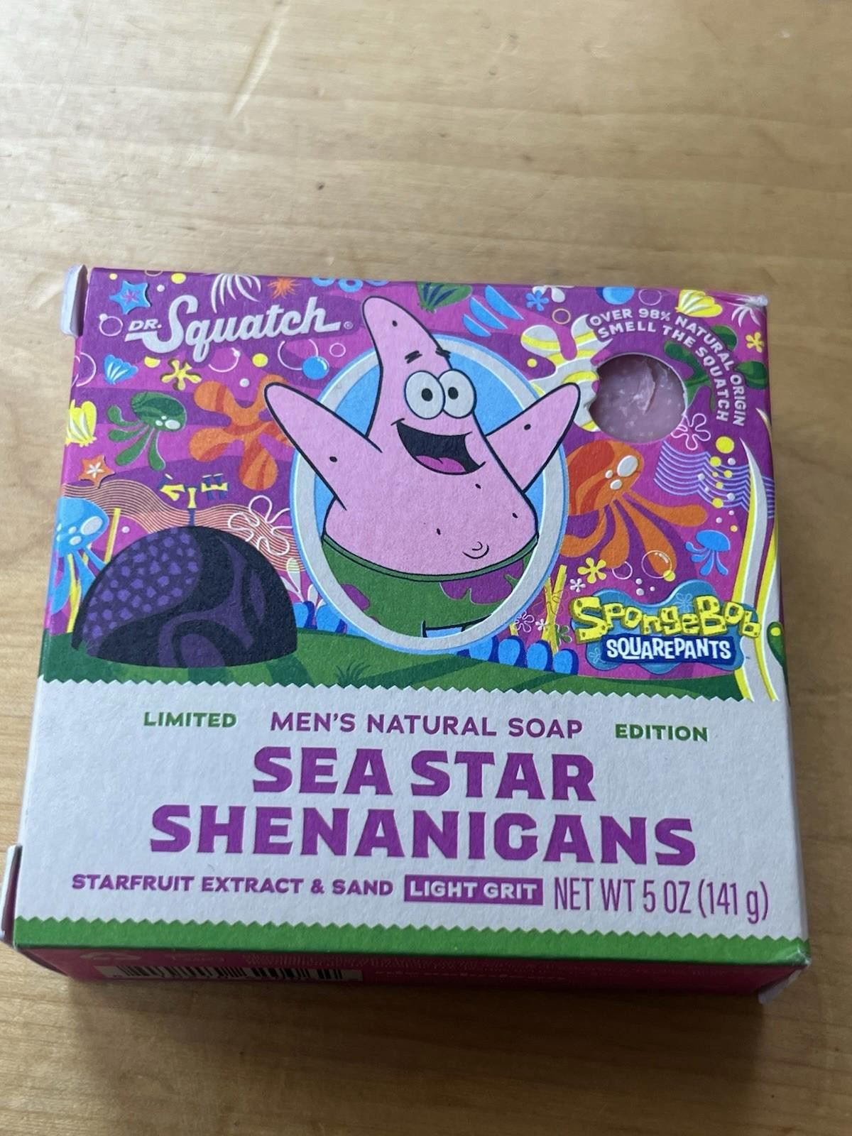 Other Dr. Squatch Bar Soap Spongebob Sea Light Grit Nickelodeon Size ONE SIZE - 1 Thumbnail