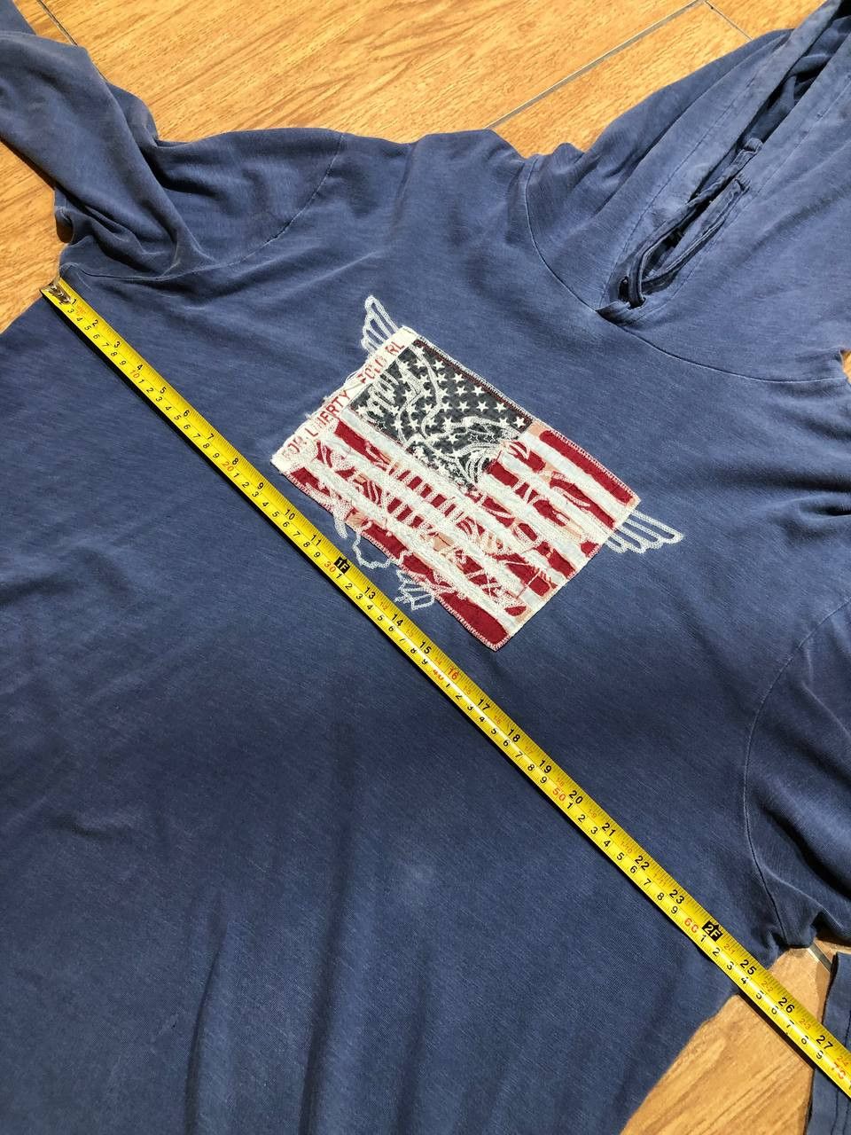 Polo Ralph Lauren Polo Ralph Lauren Hoodie Mens USA Flag Patch Size US XL / EU 56 / 4 - 10 Thumbnail
