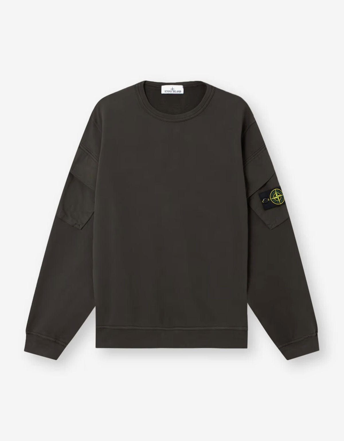 Stone Island Stone Island Grey Sleeve Pocket Sweatshirt Size US L / EU 52-54 / 3 - 1 Thumbnail