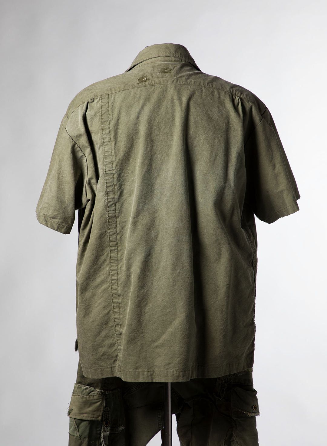 Greg Lauren $950 Greg Lauren Army Tent Short Sleeve Studio Shirt Size US L / EU 52-54 / 3 - 3 Thumbnail