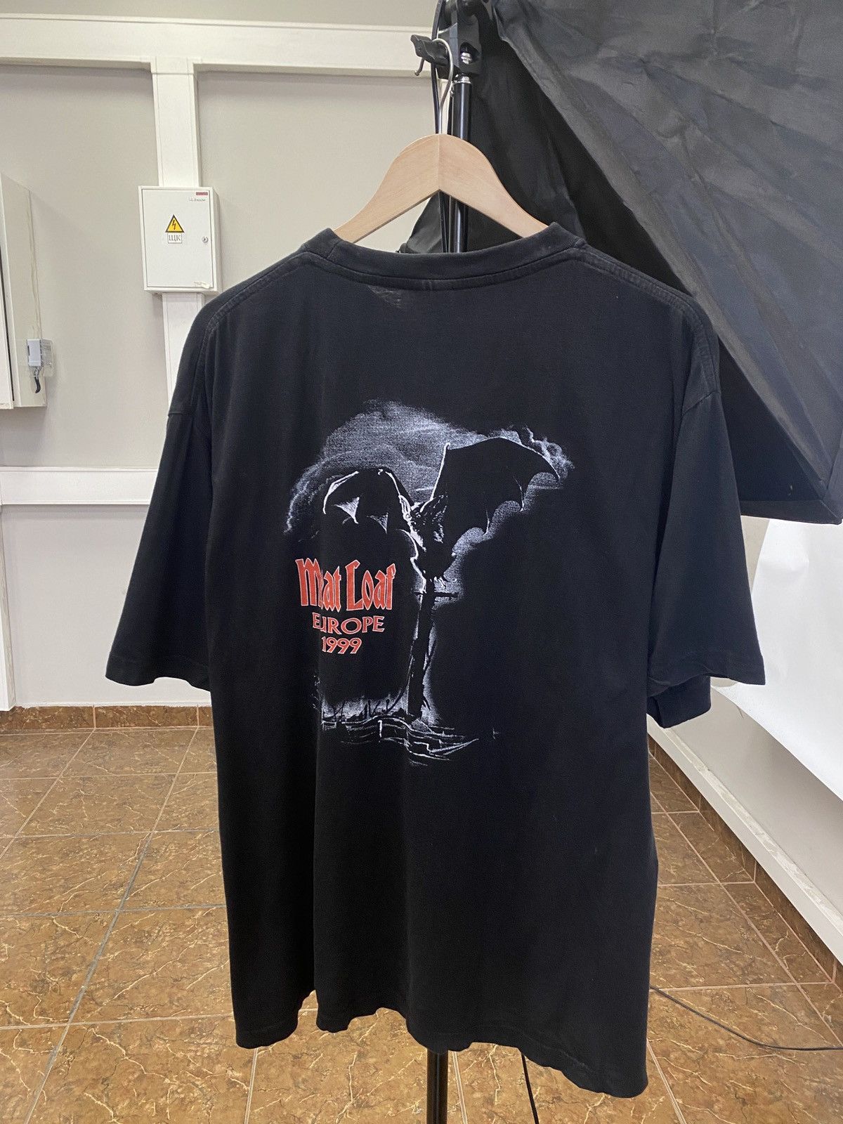 Band Tees 🇺🇸 Vintage 1999 Meat Loaf Europe Tour Rock T-Shirt Rare Retro Size US XL / EU 56 / 4 - 2 Thumbnail